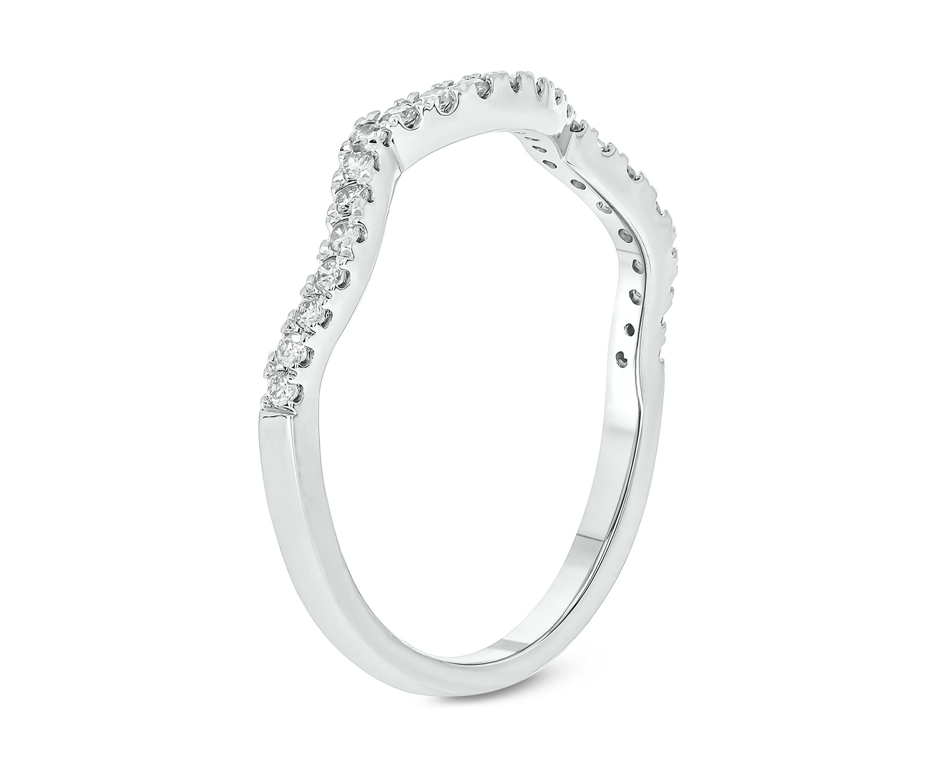 1/5 ct. t.w. Diamond Anniversary Band Ring 14k White Gold