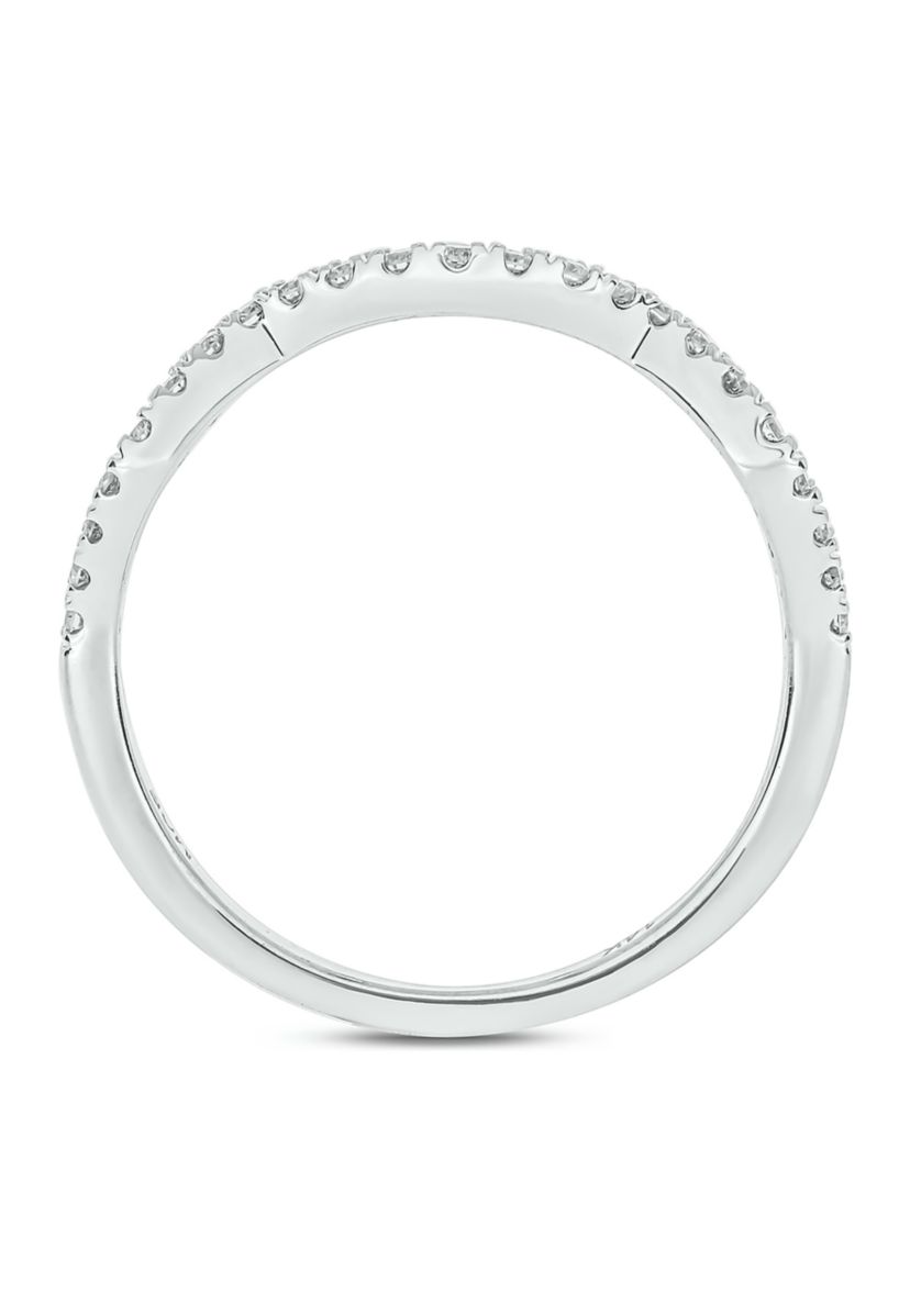 1/5 ct. t.w. Diamond Anniversary Band Ring 14k White Gold