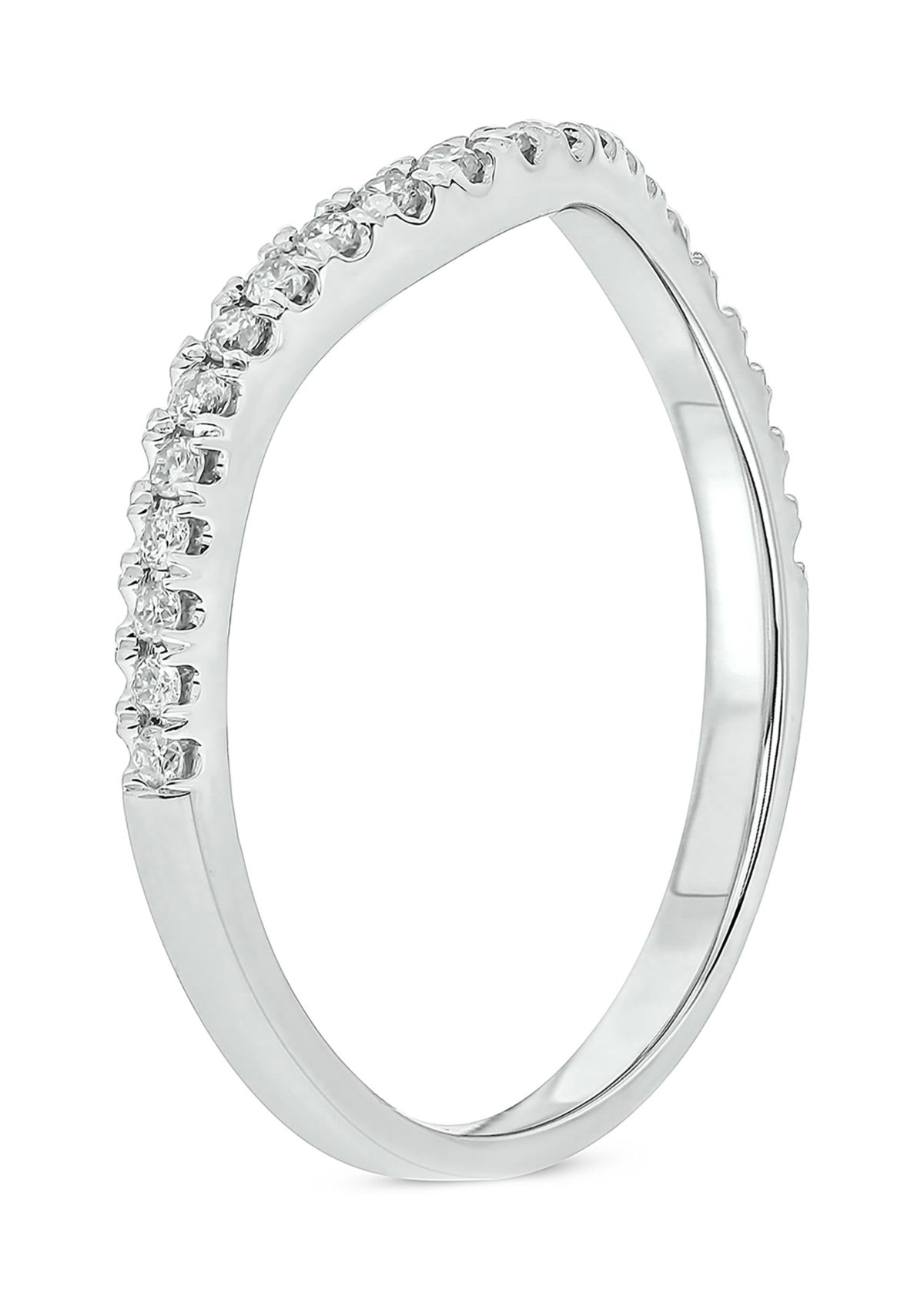 1/4 ct. t.w. Diamond Anniversary Band Ring 14k White Gold