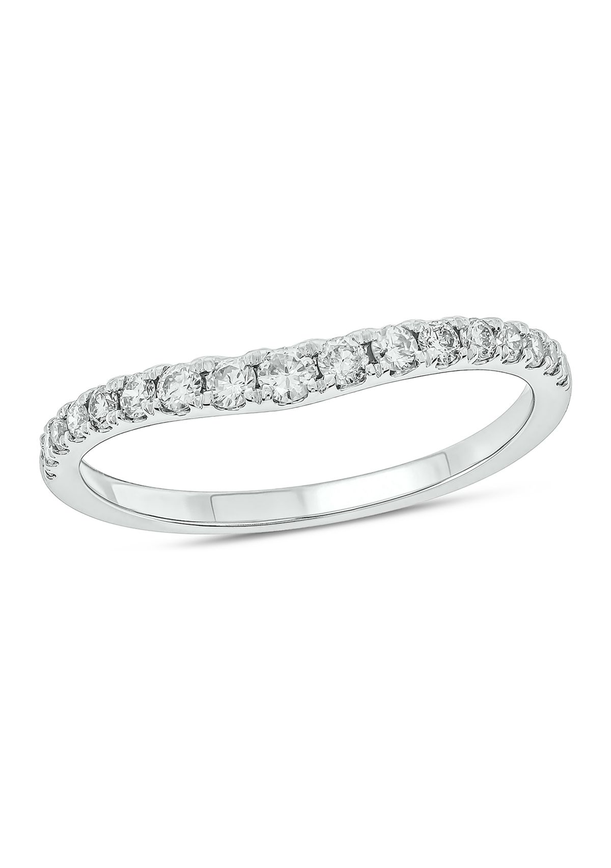 1/3 ct. t.w. Diamond Anniversary Band Ring 14k White Gold