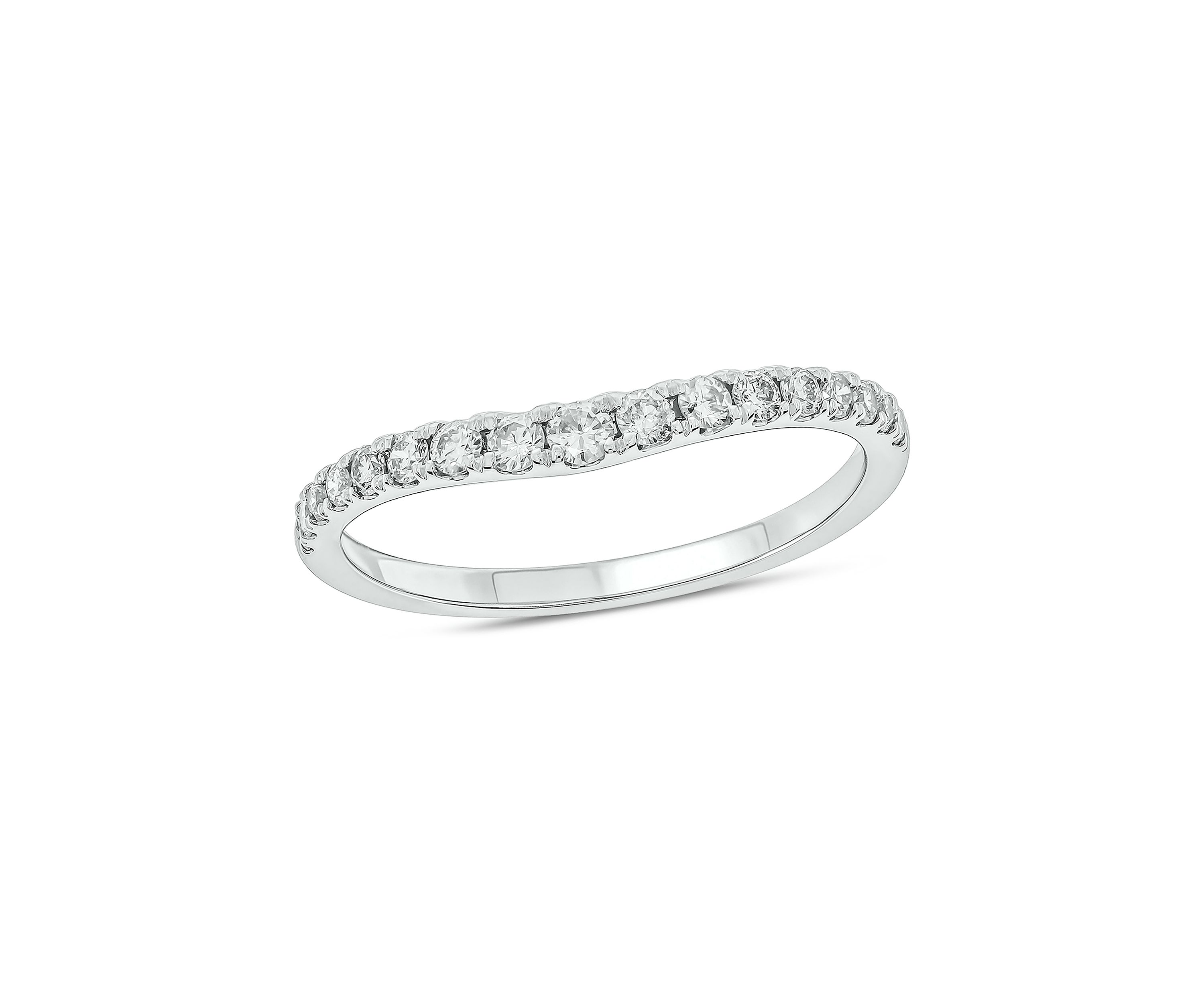 1/3 ct. t.w. Diamond Anniversary Band Ring 14k White Gold