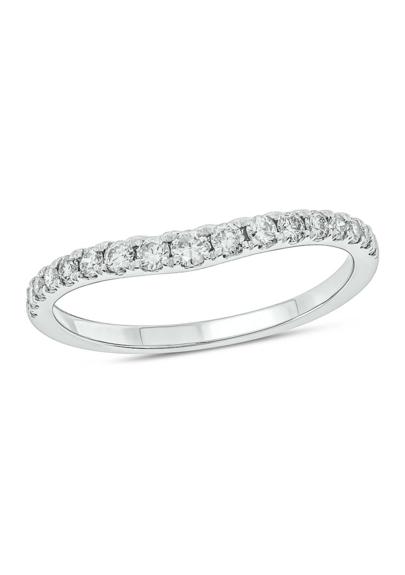 1/3 ct. t.w. Diamond Anniversary Band Ring 14k White Gold