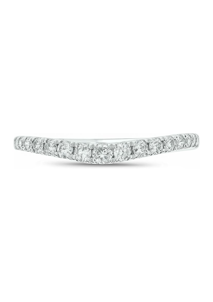 1/3 ct. t.w. Diamond Anniversary Band Ring 14k White Gold
