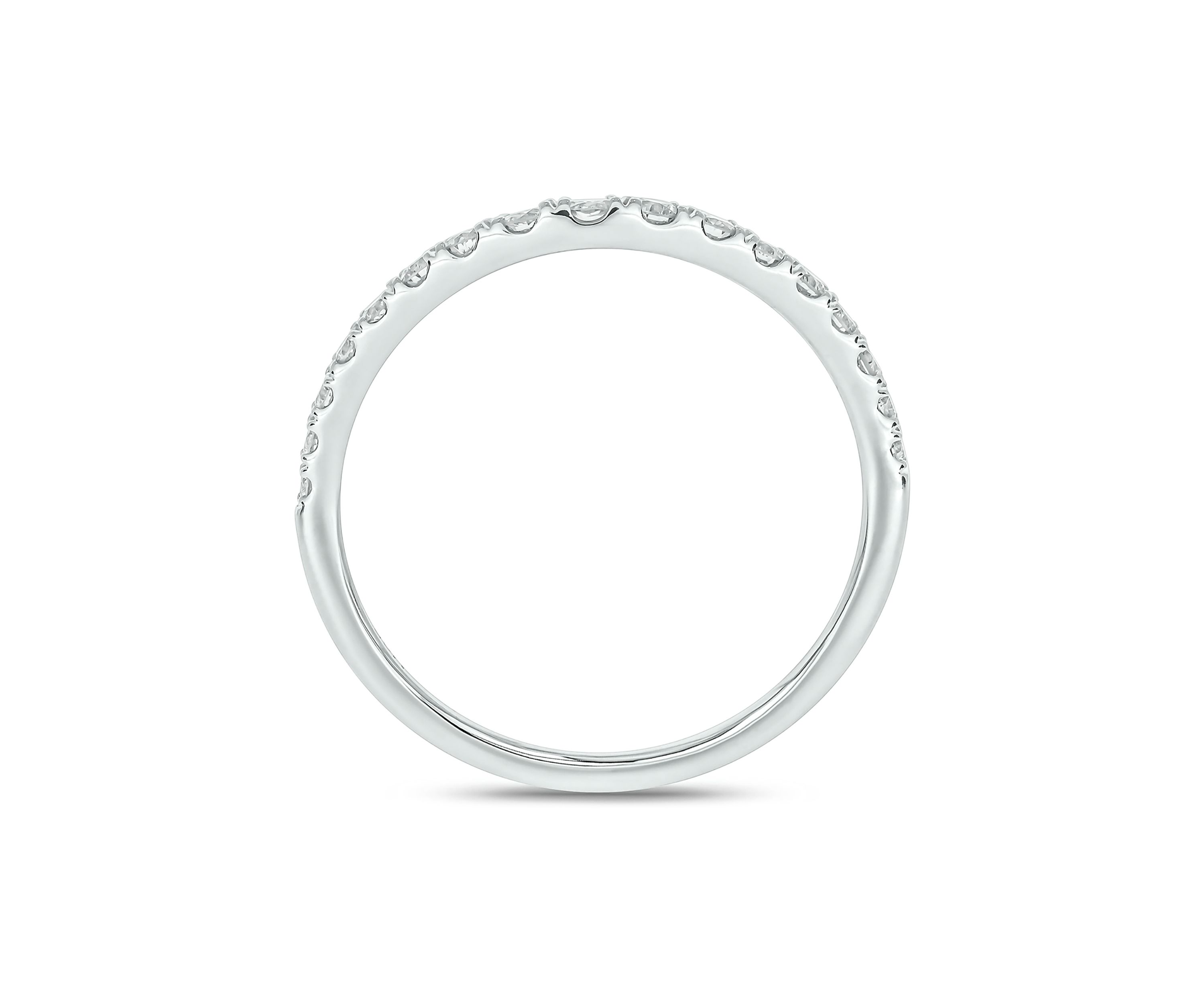 1/3 ct. t.w. Diamond Anniversary Band Ring 14k White Gold