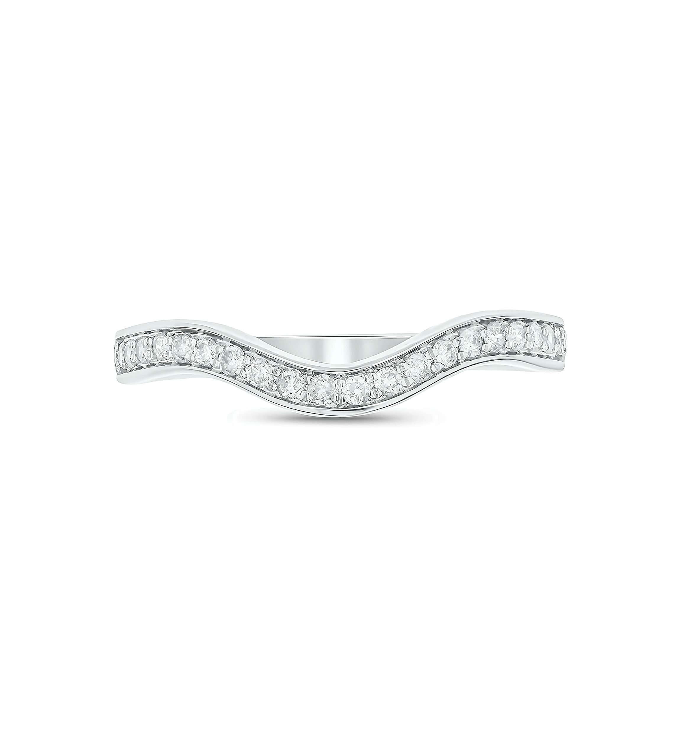 1/5 ct. t.w.  Diamond Anniversary Band Ring 14k White Gold