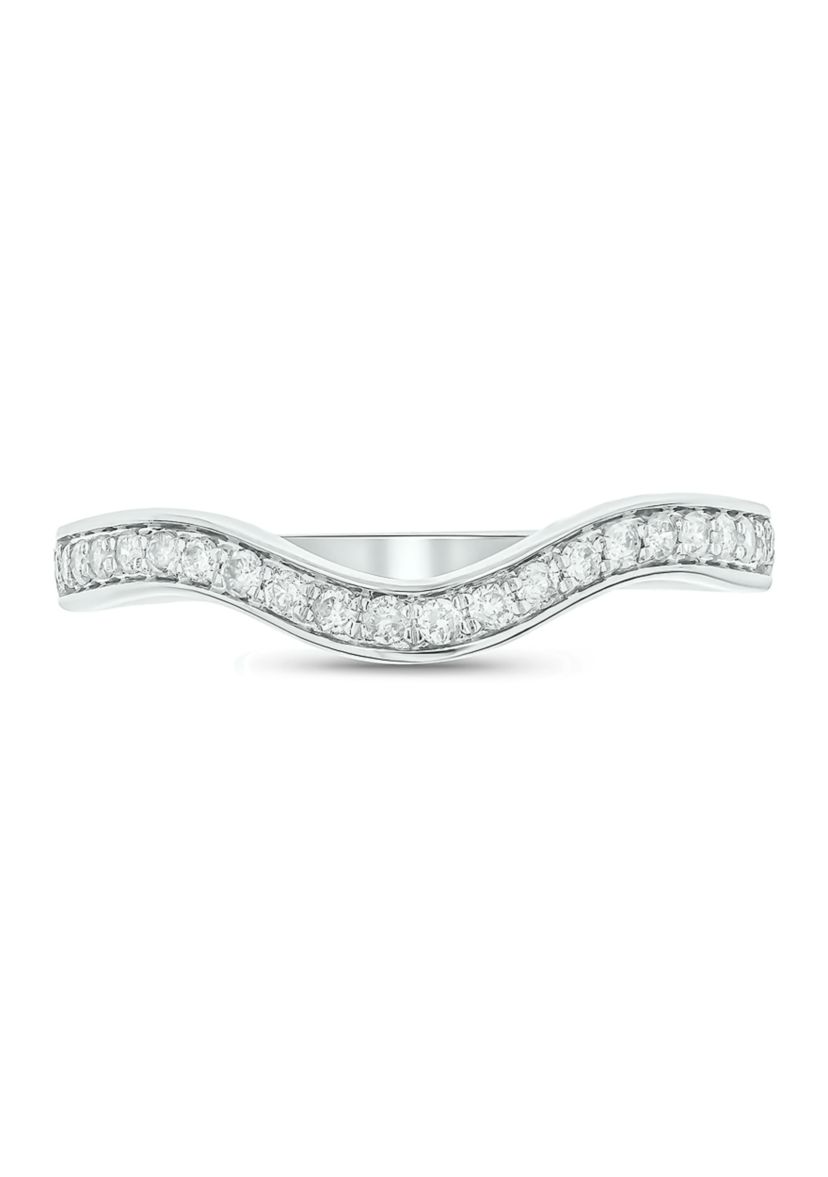1/5 ct. t.w.  Diamond Anniversary Band Ring 14k White Gold