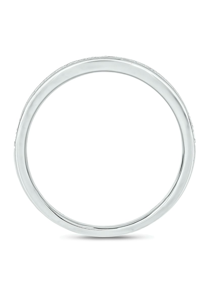 1/5 ct. t.w.  Diamond Anniversary Band Ring 14k White Gold