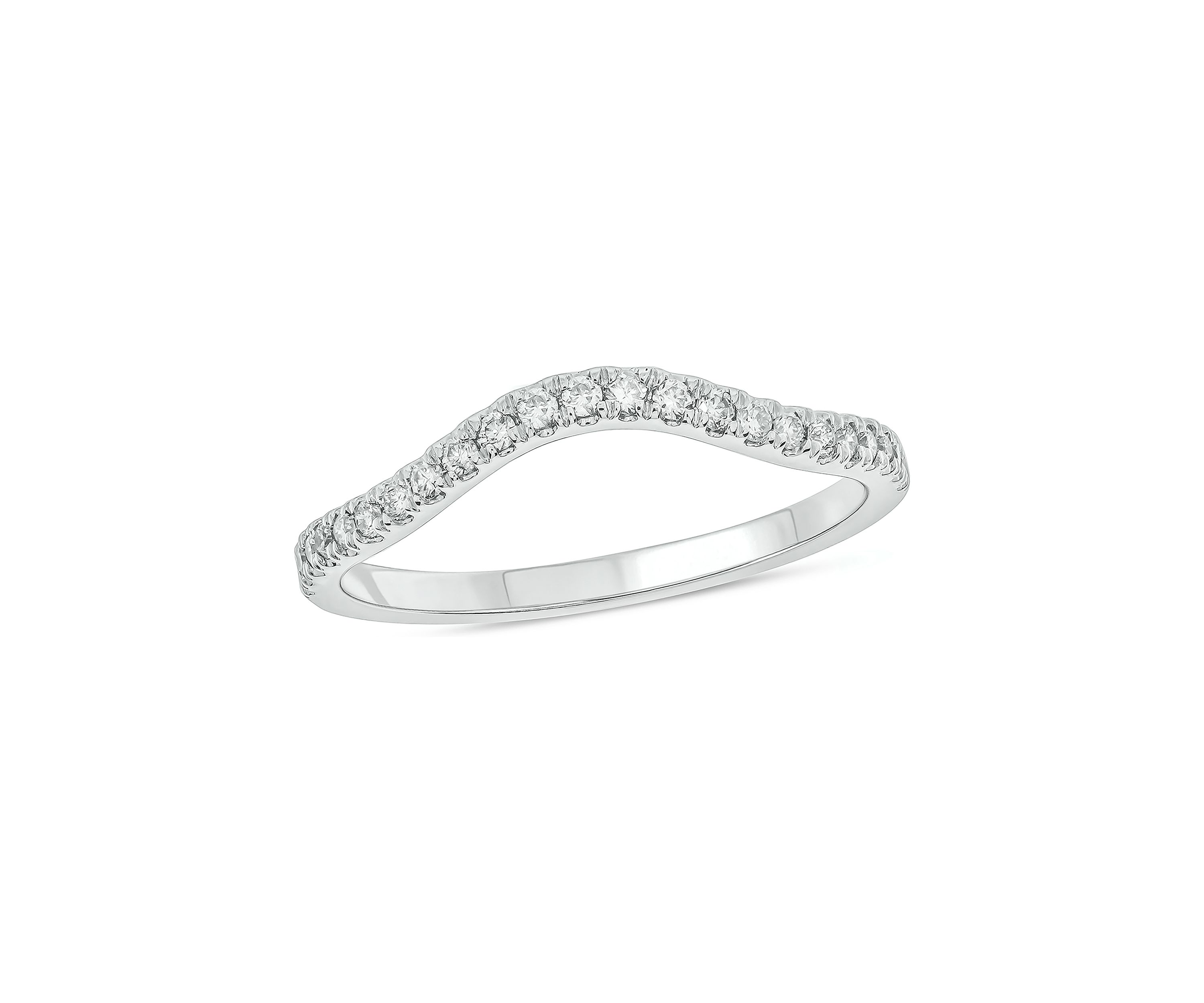 1/5 ct. t.w. Diamond Anniversary Band Ring 14k White Gold