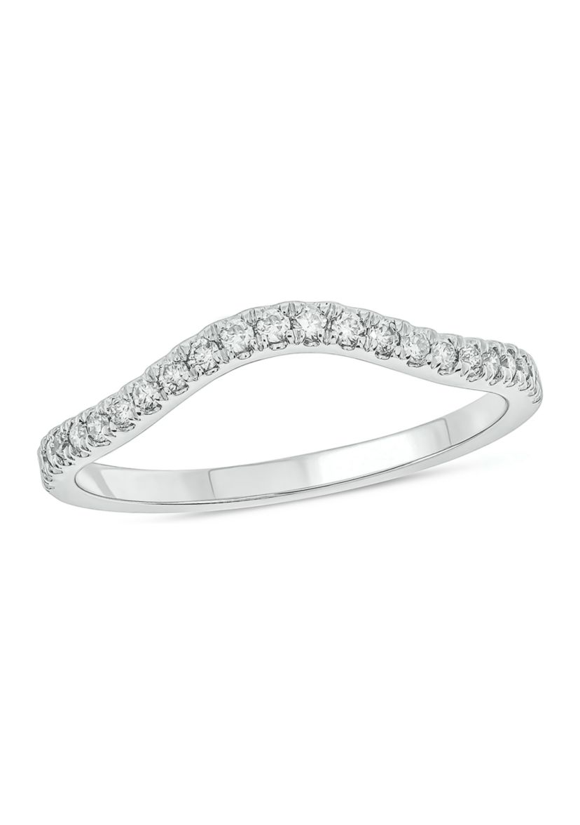 1/5 ct. t.w. Diamond Anniversary Band Ring 14k White Gold
