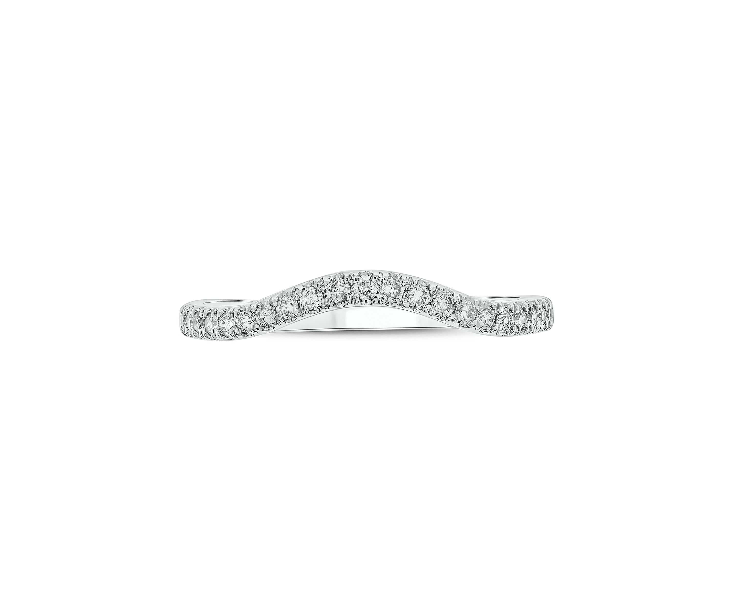 1/5 ct. t.w. Diamond Anniversary Band Ring 14k White Gold