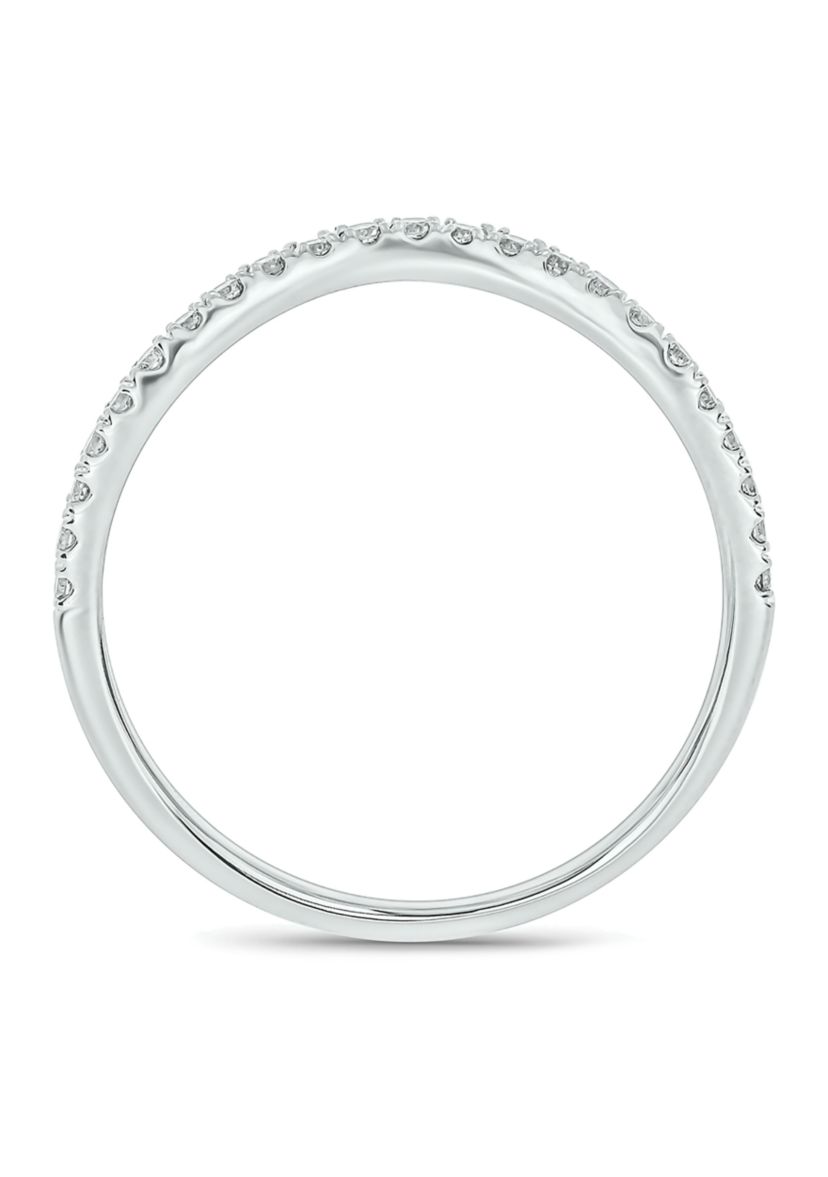 1/5 ct. t.w. Diamond Anniversary Band Ring 14k White Gold
