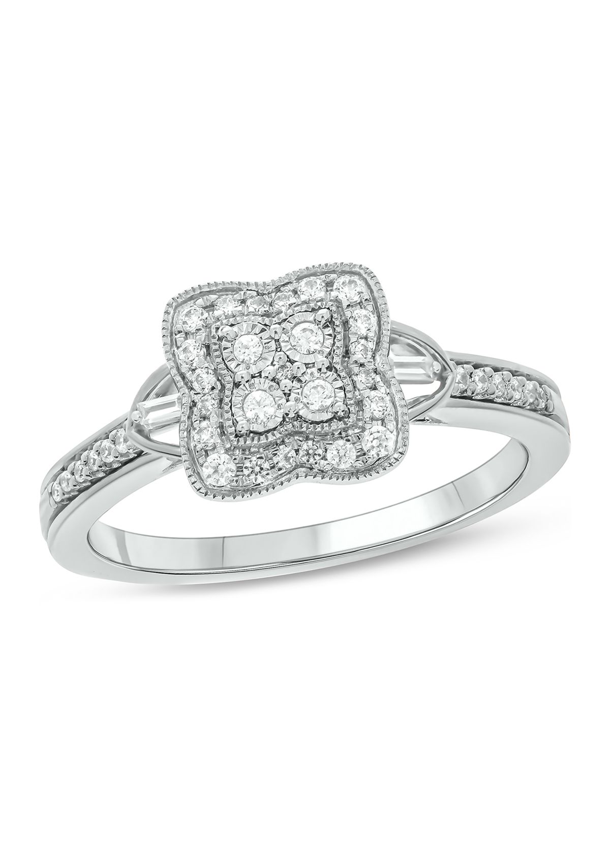 1/5 ct. t.w. Diamond Promise Ring in 10k White Gold
