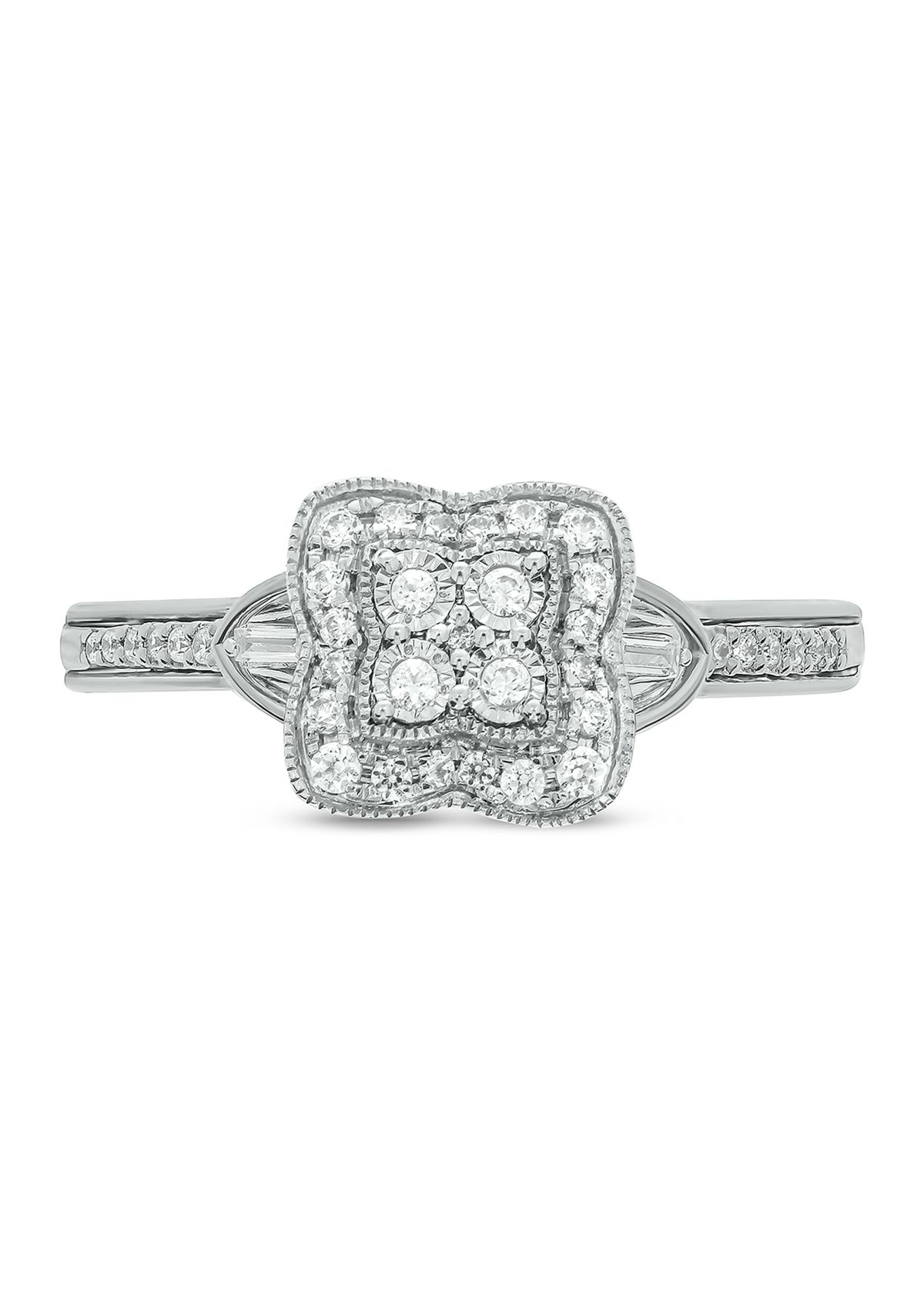 1/5 ct. t.w. Diamond Promise Ring in 10k White Gold