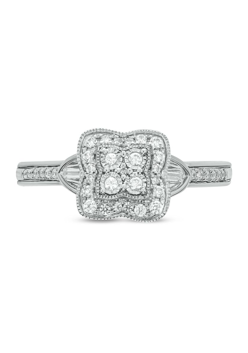 1/5 ct. t.w. Diamond Promise Ring in 10k White Gold