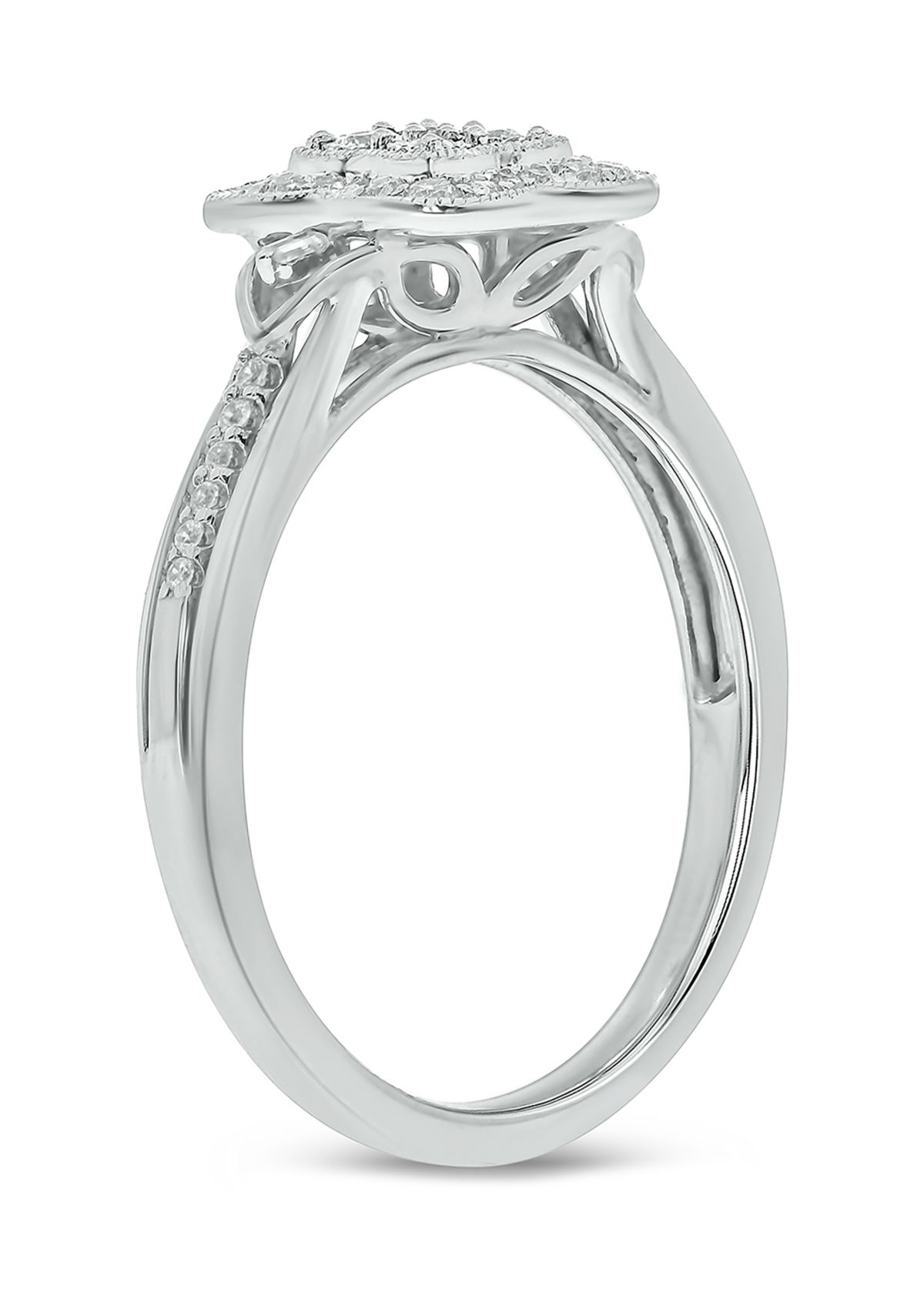 1/5 ct. t.w. Diamond Promise Ring in 10k White Gold