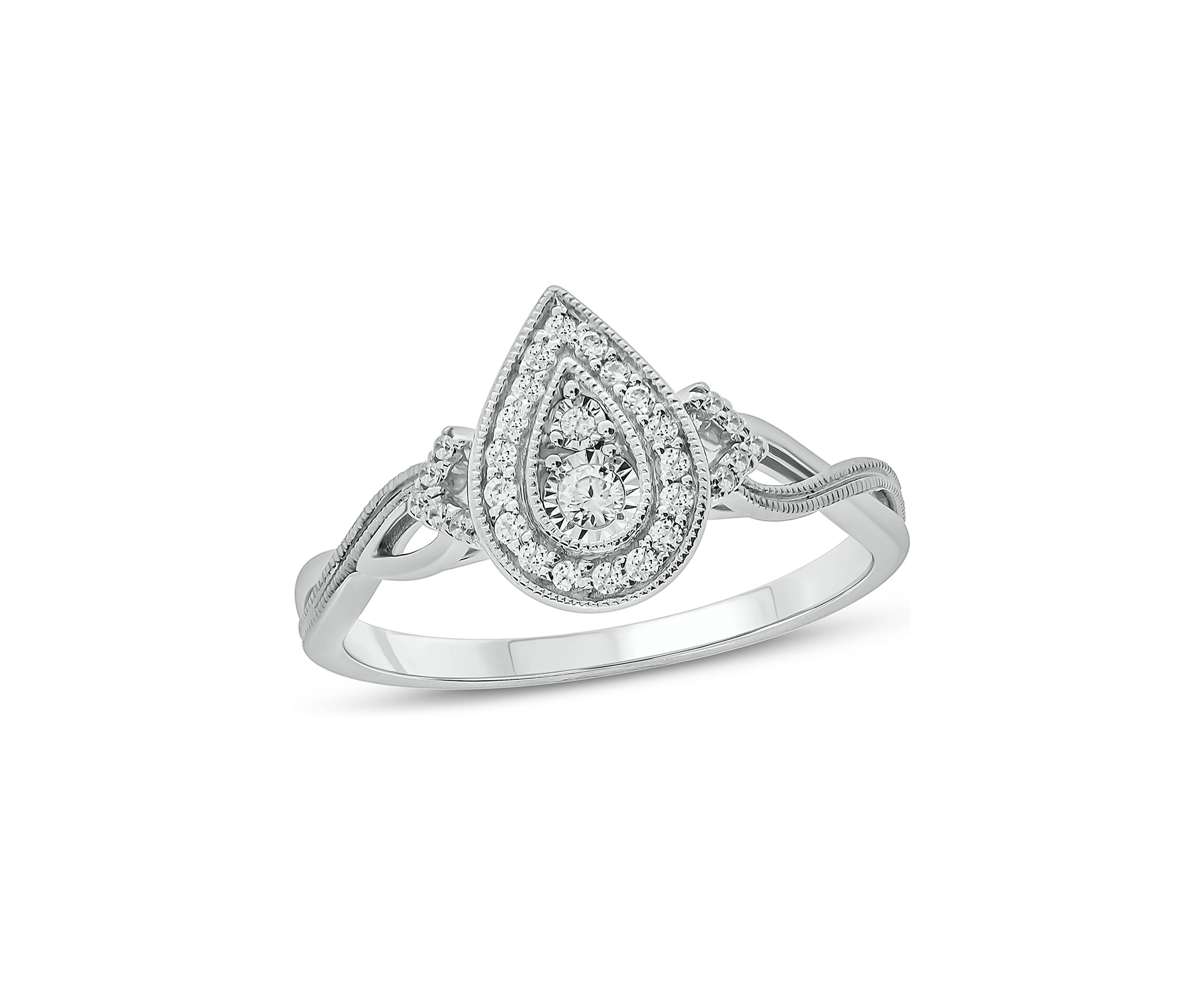 1/5 ct. t.w. Diamond Promise Ring in Sterling Silver