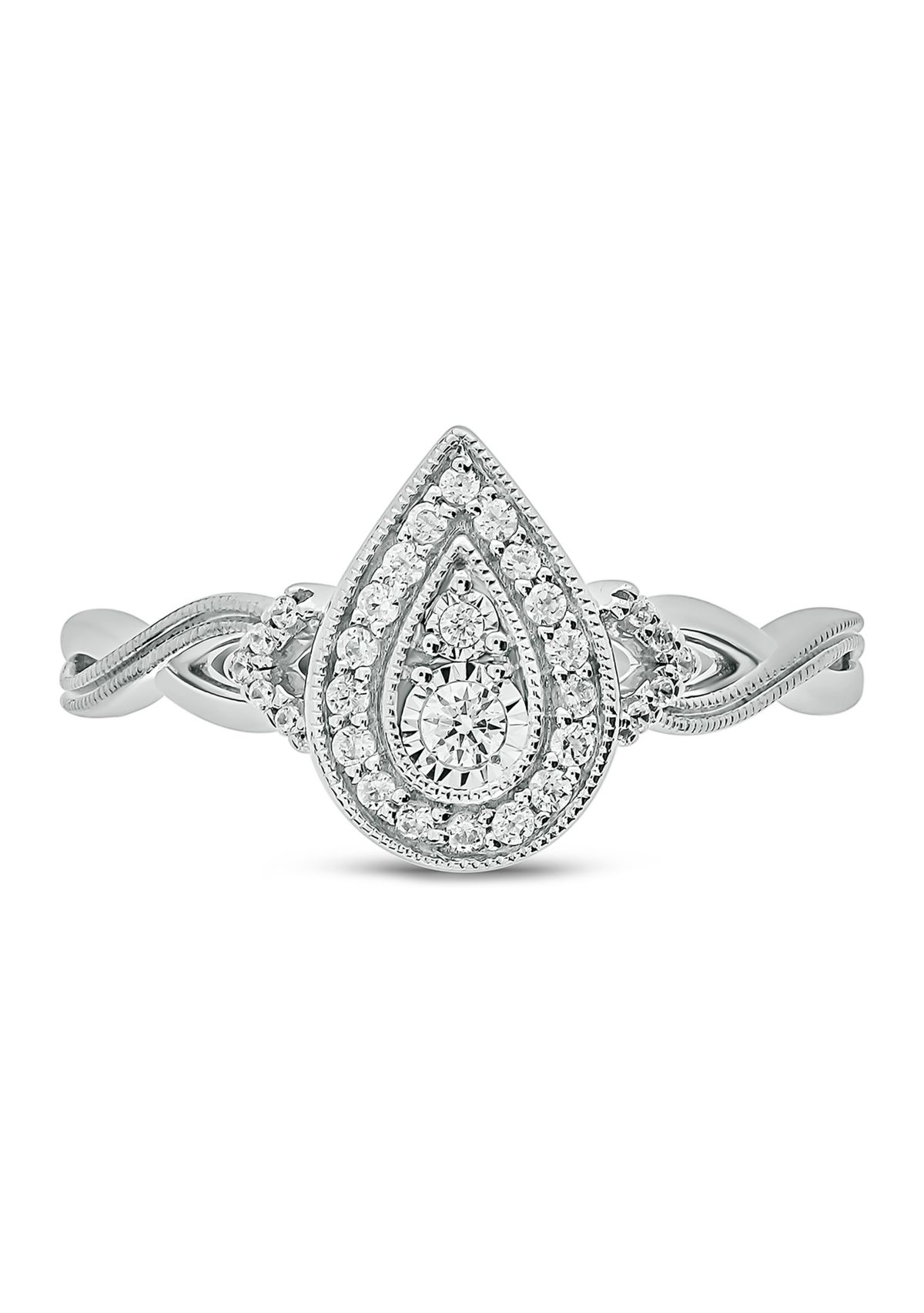 1/5 ct. t.w. Diamond Promise Ring in Sterling Silver