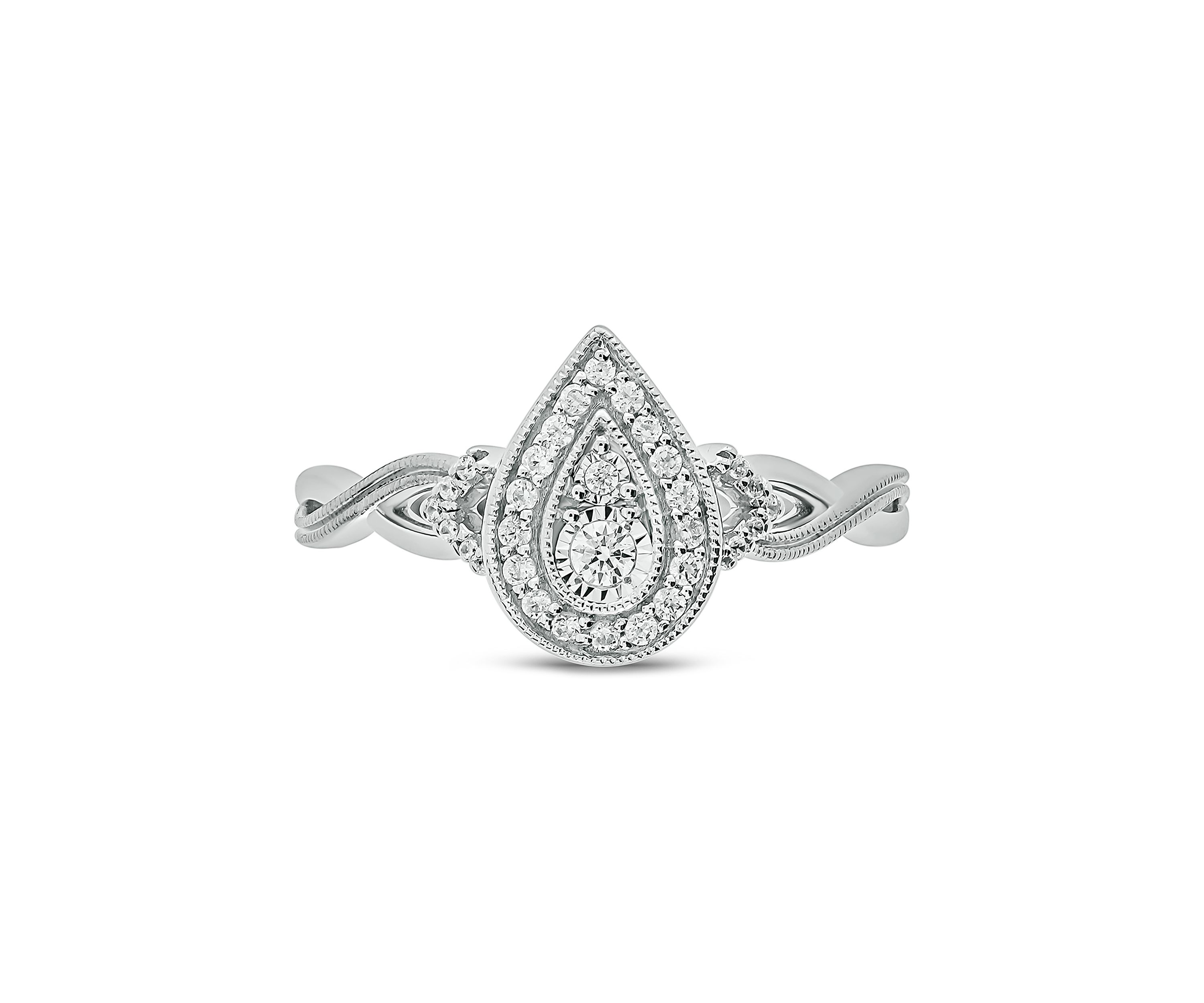 1/5 ct. t.w. Diamond Promise Ring in Sterling Silver