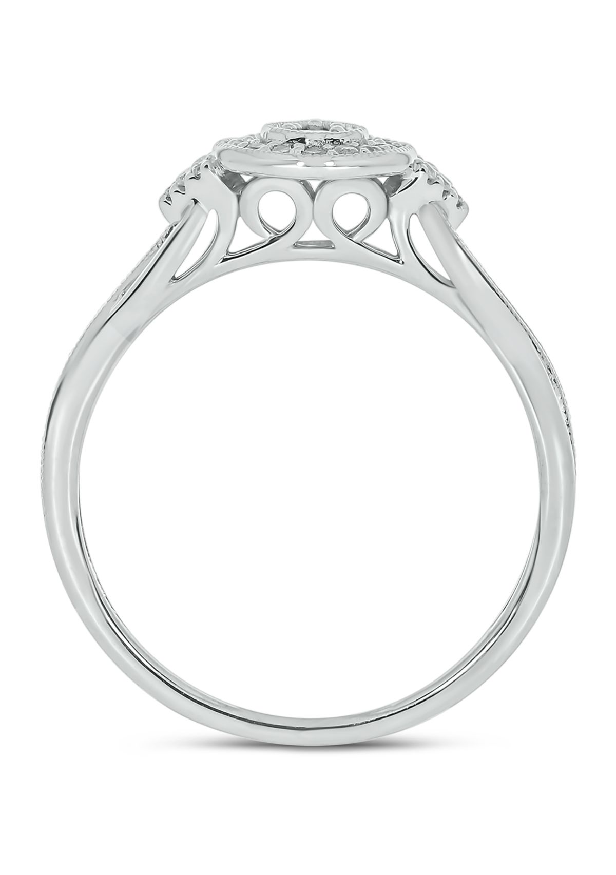 1/5 ct. t.w. Diamond Promise Ring in Sterling Silver