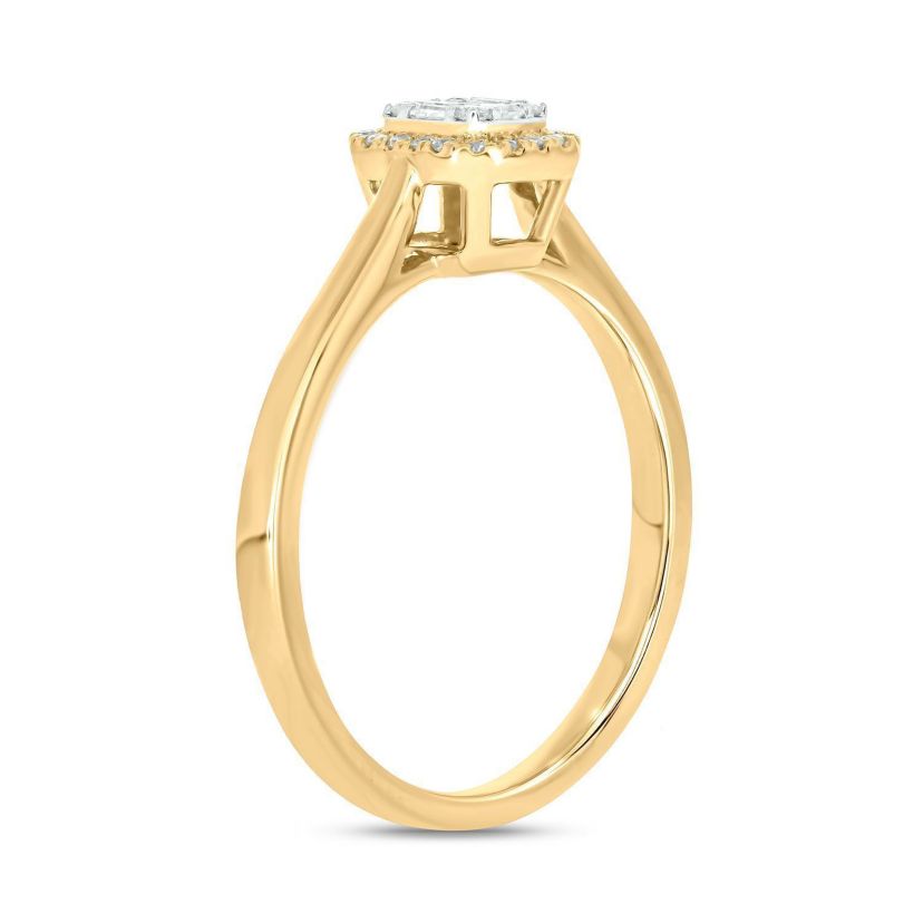 1/6 ct. t.w. Diamond Engagement Ring In 10K Yellow Gold