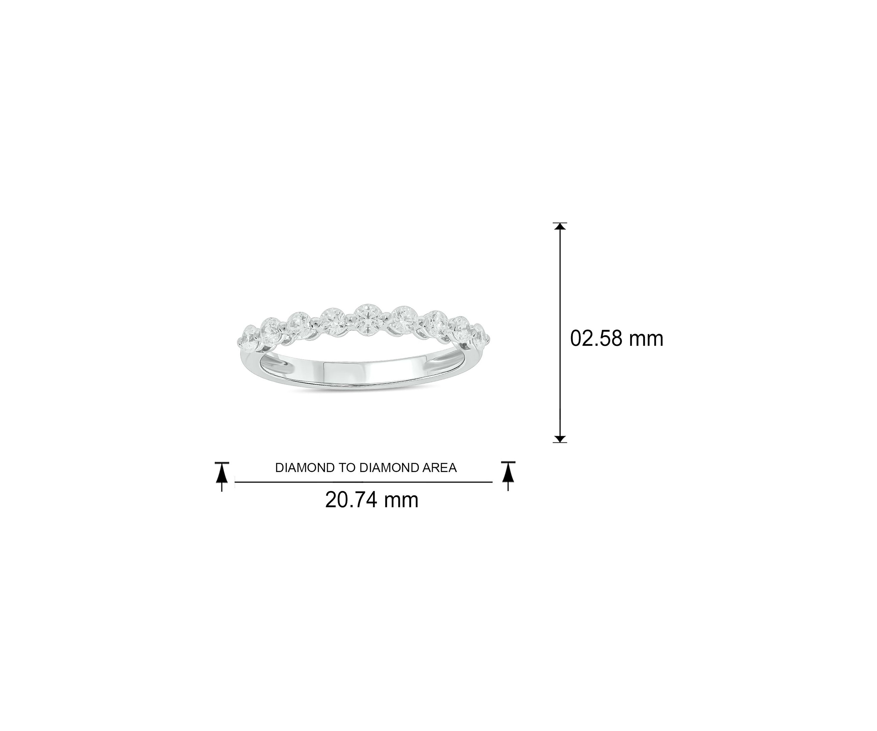 3/4 ct. t.w. Diamond Anniversary Band in 14K Gold