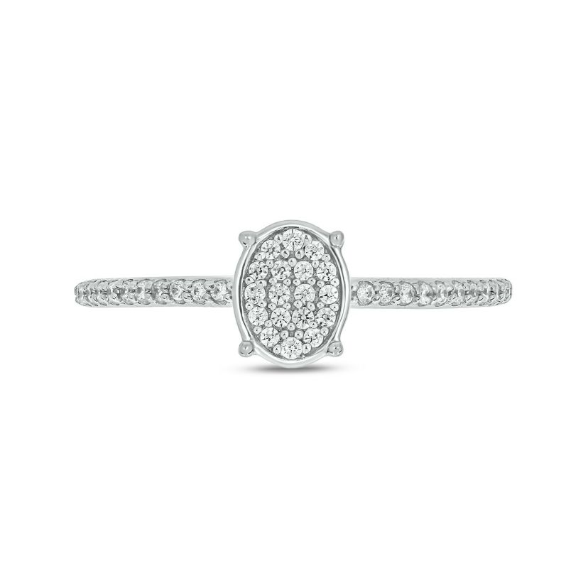 1/5 ct. t.w. Diamond Promise Ring In Sterling Silver