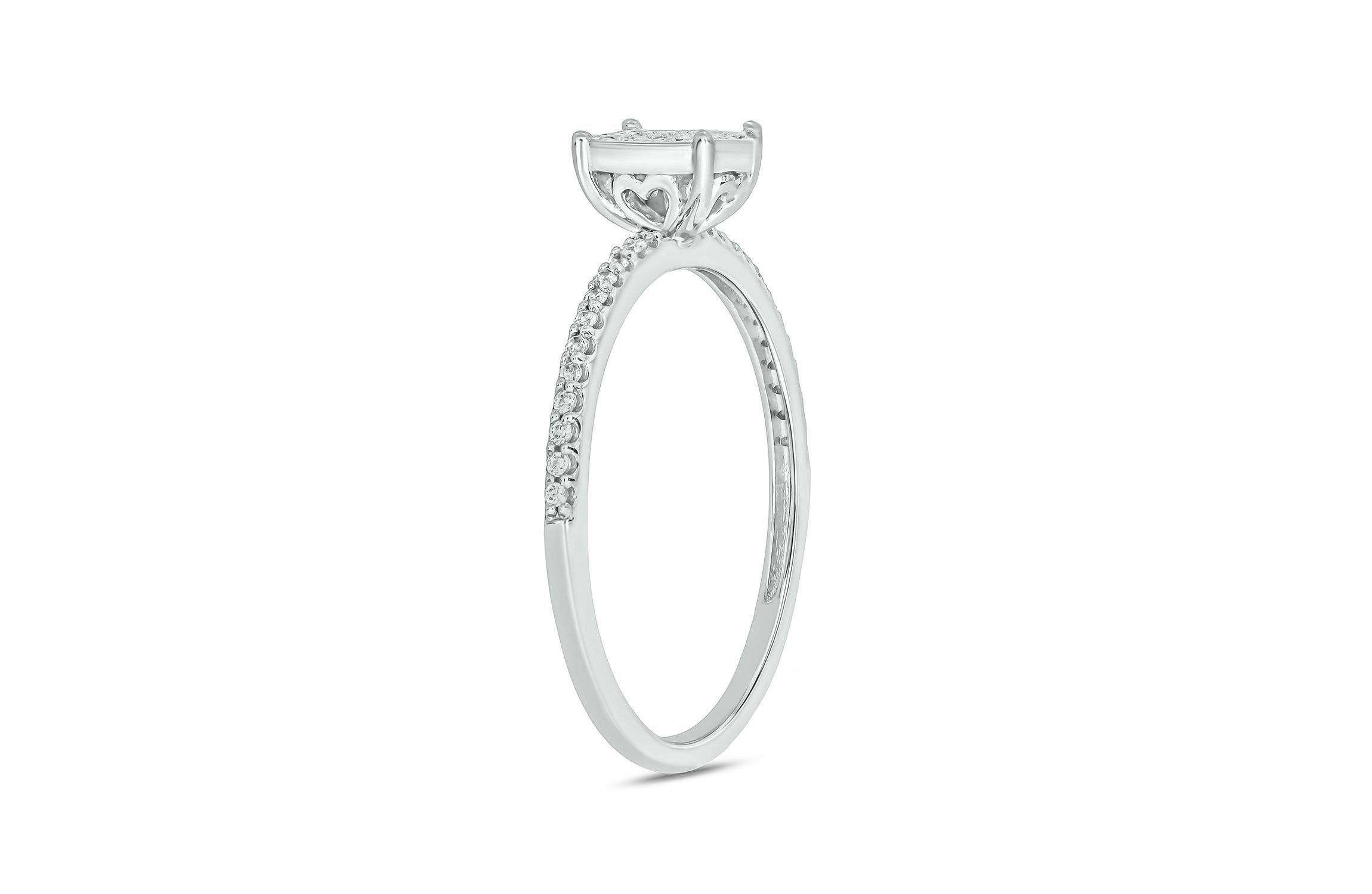 1/5 ct. t.w. Diamond Promise Ring In Sterling Silver