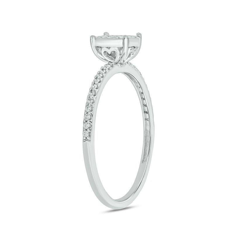 1/5 ct. t.w. Diamond Promise Ring In Sterling Silver