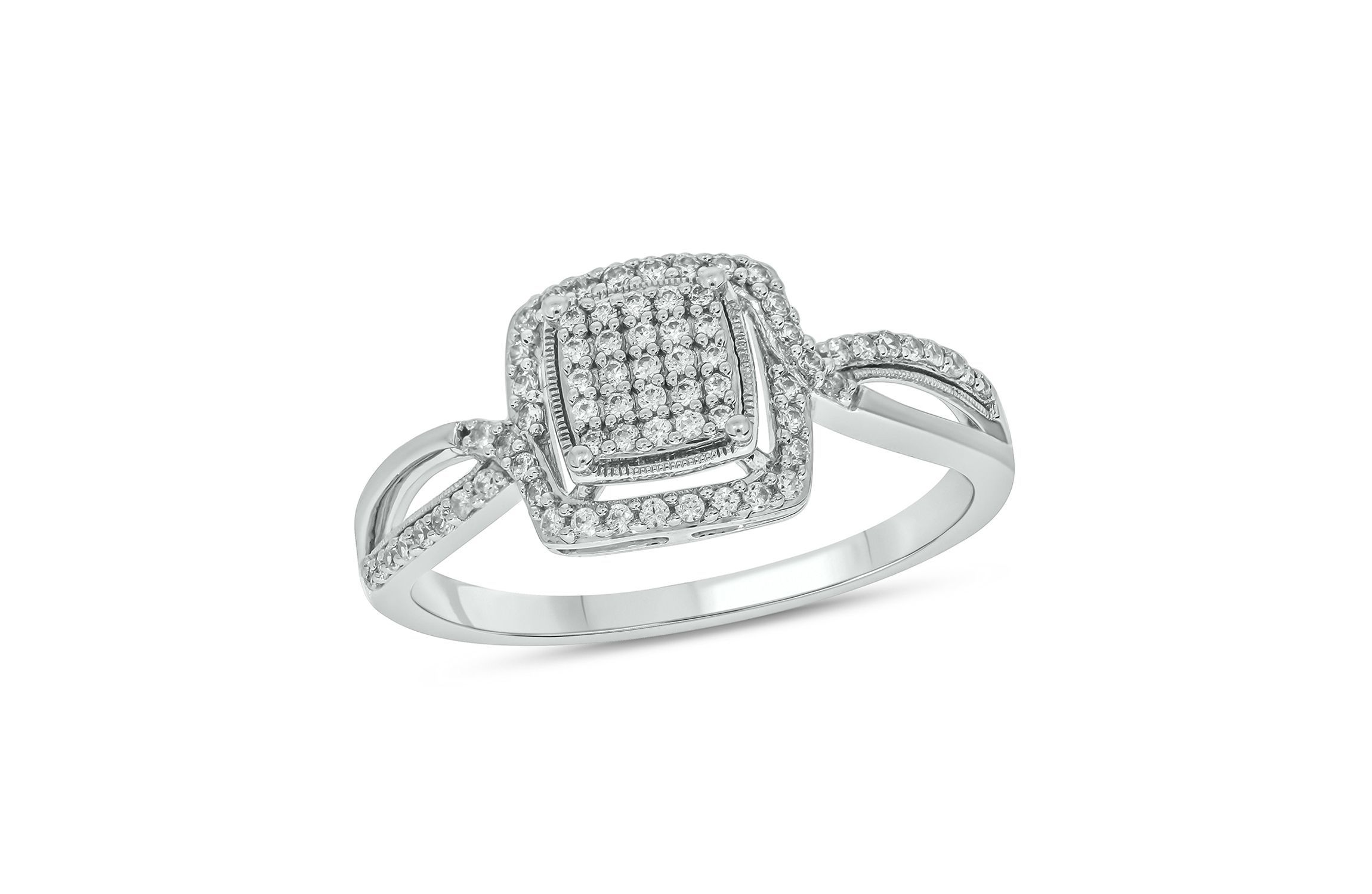 1/4 ct. t.w. Diamond Promise Ring In Sterling Silver