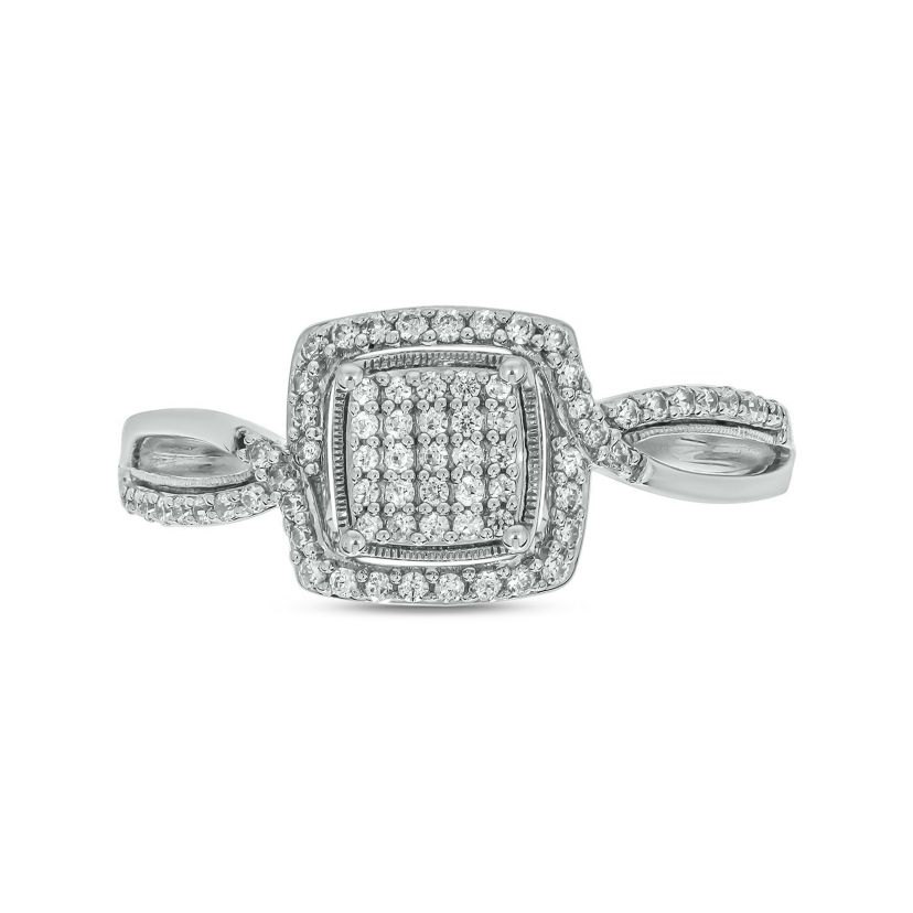 1/4 ct. t.w. Diamond Promise Ring In Sterling Silver