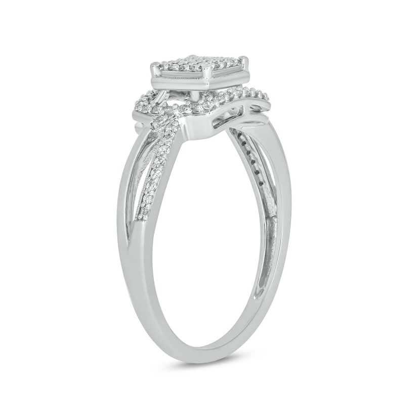 1/4 ct. t.w. Diamond Promise Ring In Sterling Silver