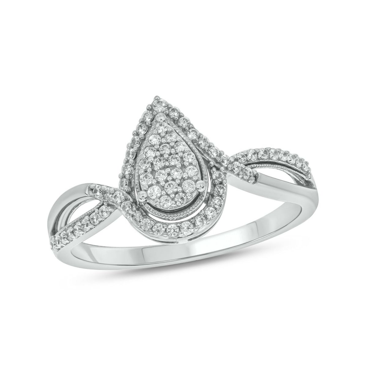 1/4 ct. t.w. Diamond Promise Ring In Sterling Silver