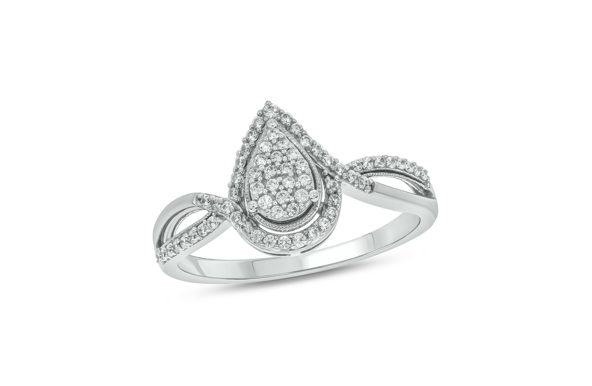 1/4 ct. t.w. Diamond Promise Ring In Sterling Silver