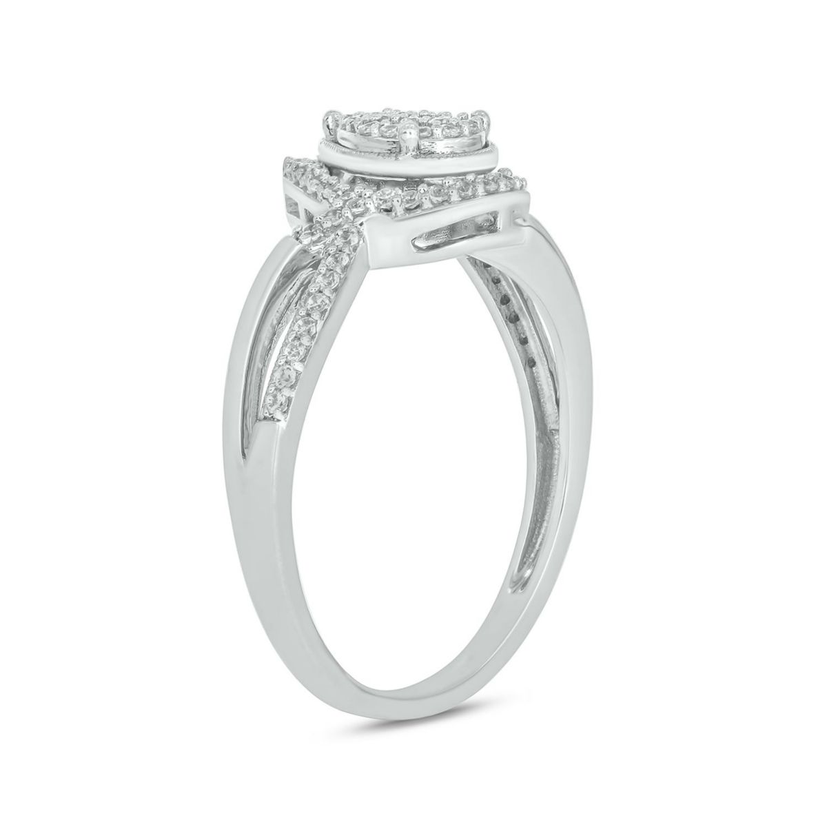 1/4 ct. t.w. Diamond Promise Ring In Sterling Silver