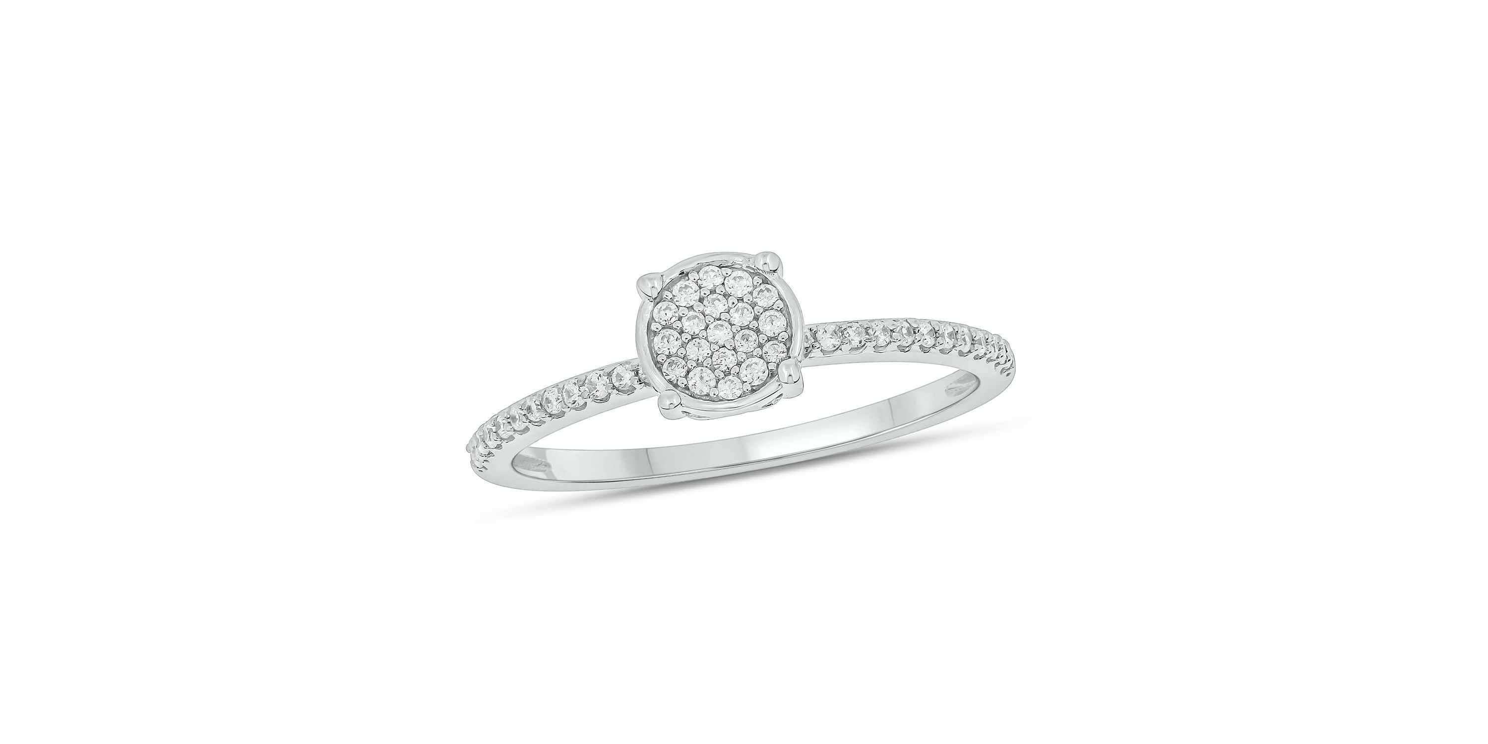 1/5 ct. t.w. Diamond Promise Ring In Sterling Silver