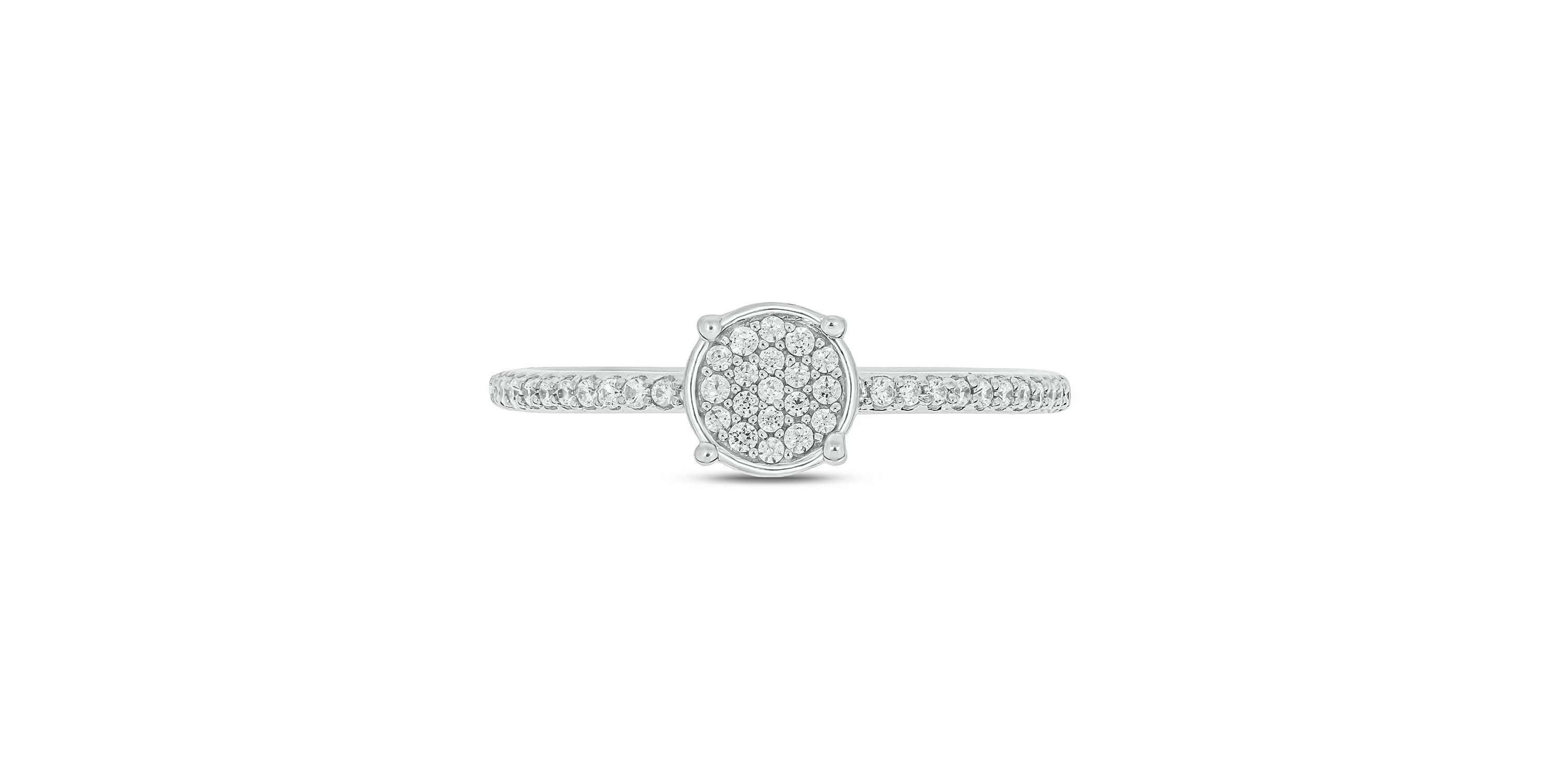 1/5 ct. t.w. Diamond Promise Ring In Sterling Silver