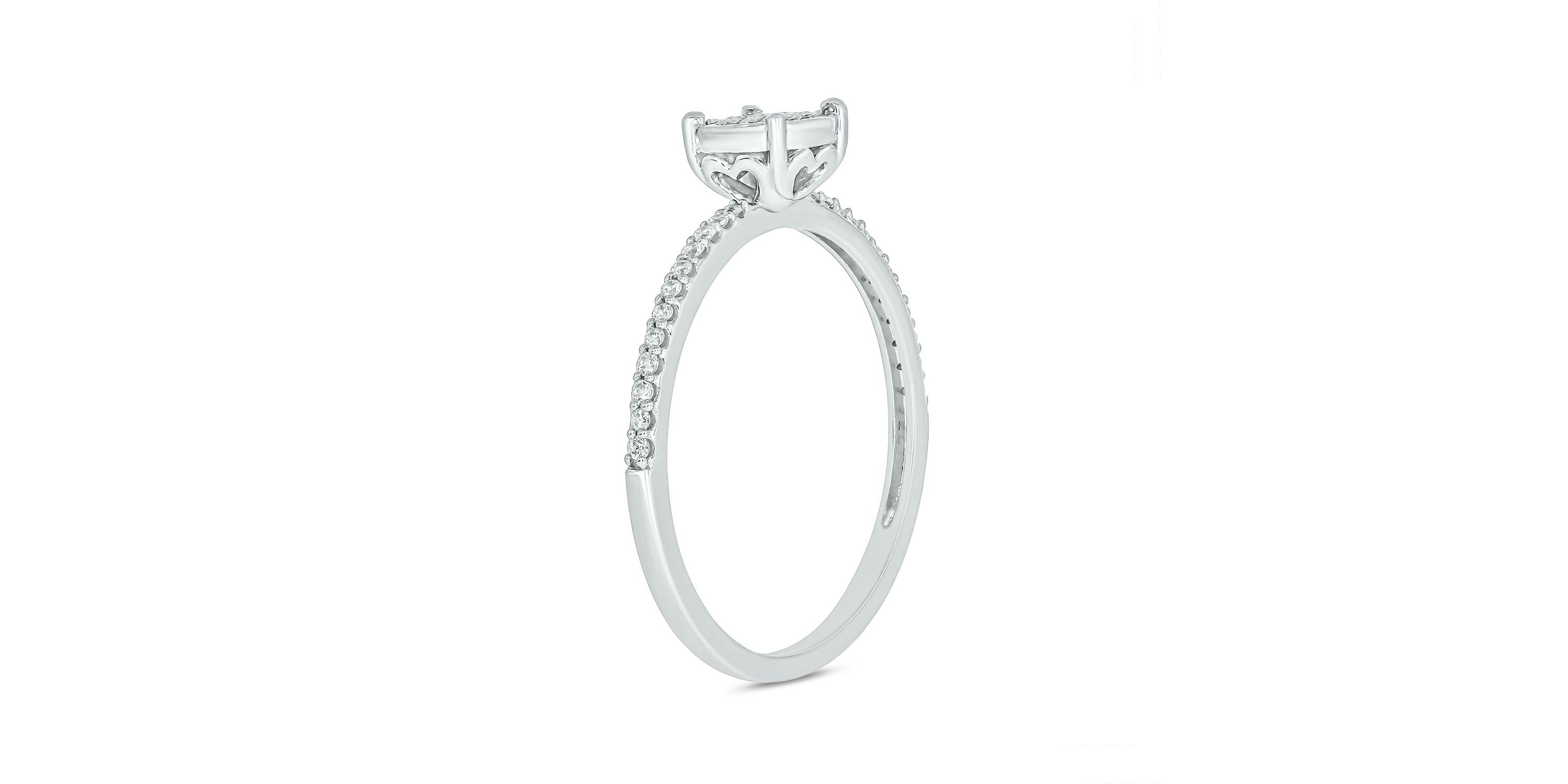 1/5 ct. t.w. Diamond Promise Ring In Sterling Silver