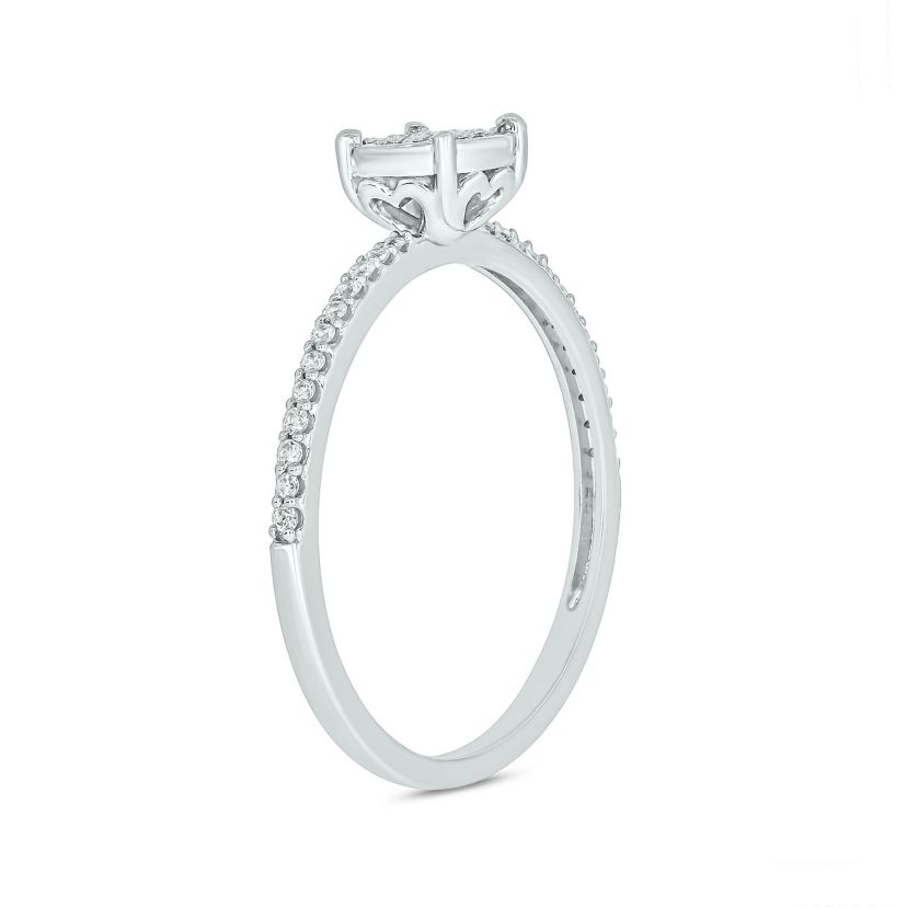 1/5 ct. t.w. Diamond Promise Ring In Sterling Silver