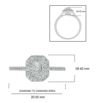 1/3 ct. t.w. Diamond Engagement Ring 10K Gold