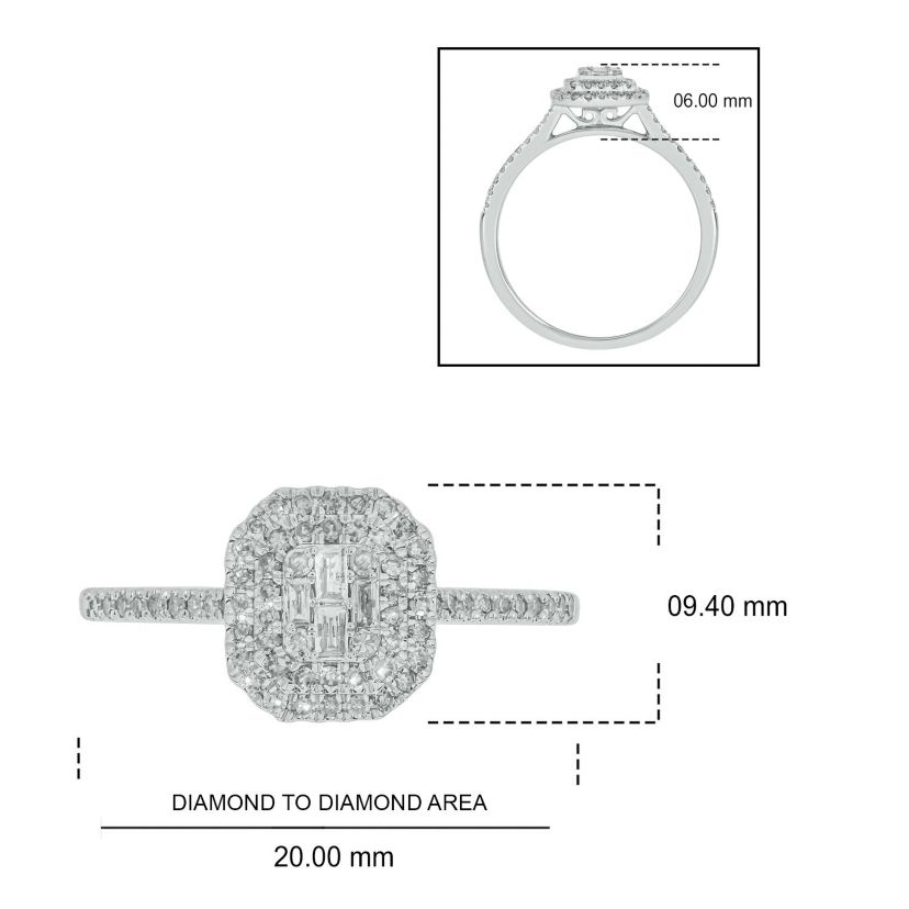 1/3 ct. t.w. Diamond Engagement Ring In 10K Gold