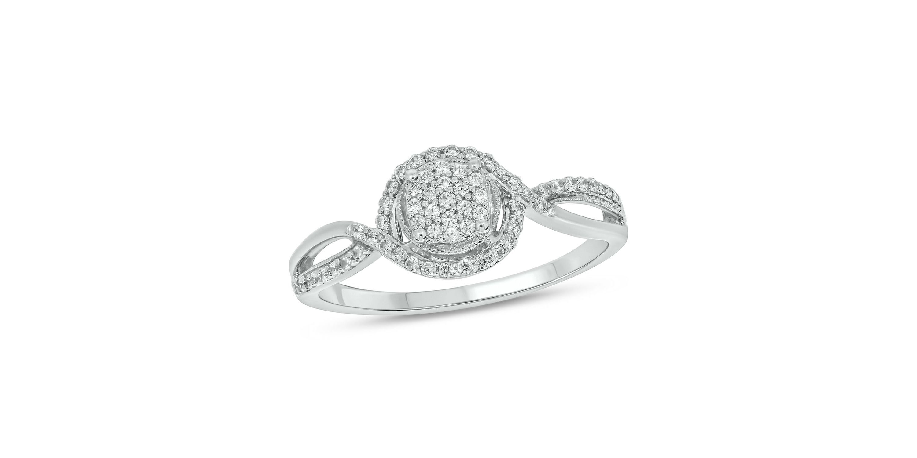 1/4 ct. t.w. Diamond Promise Ring In Sterling Silver
