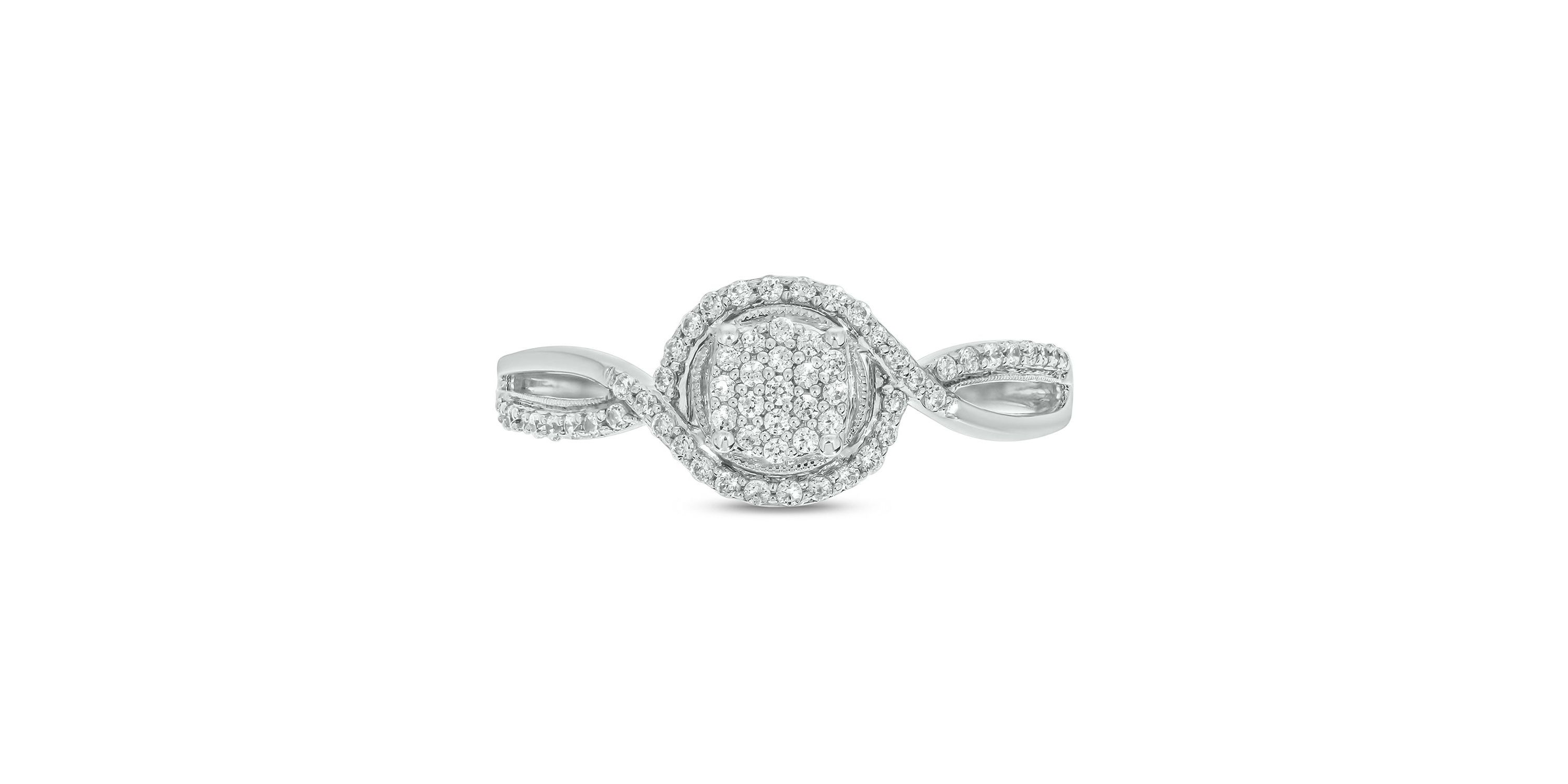 1/4 ct. t.w. Diamond Promise Ring In Sterling Silver