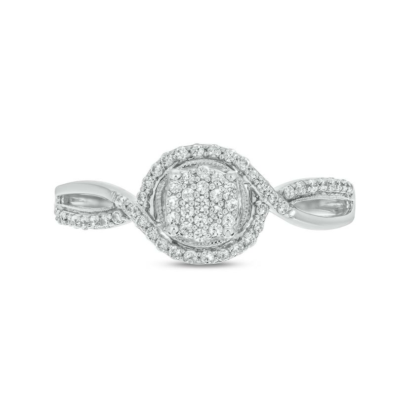 1/4 ct. t.w. Diamond Promise Ring In Sterling Silver