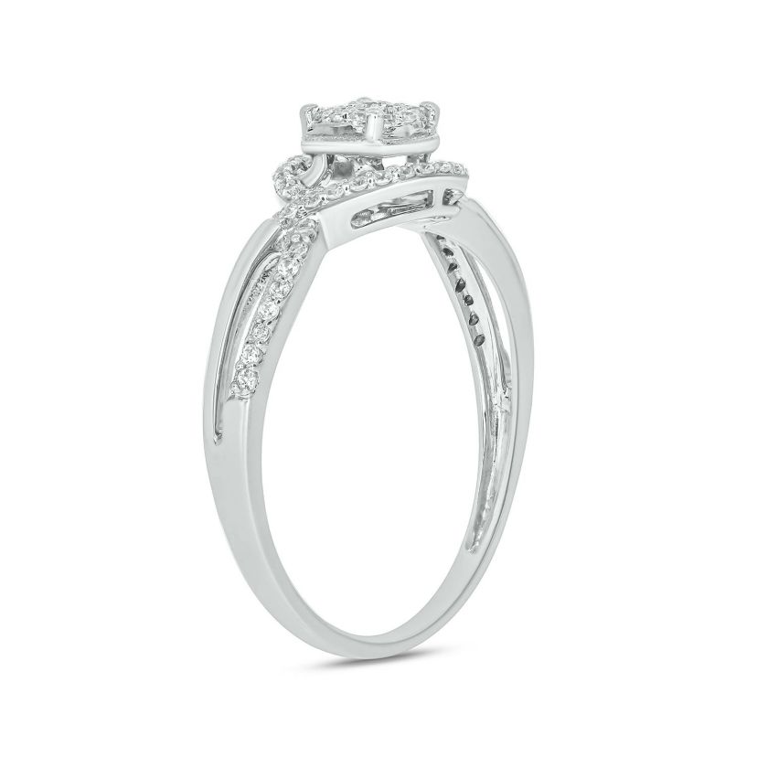 1/4 ct. t.w. Diamond Promise Ring In Sterling Silver