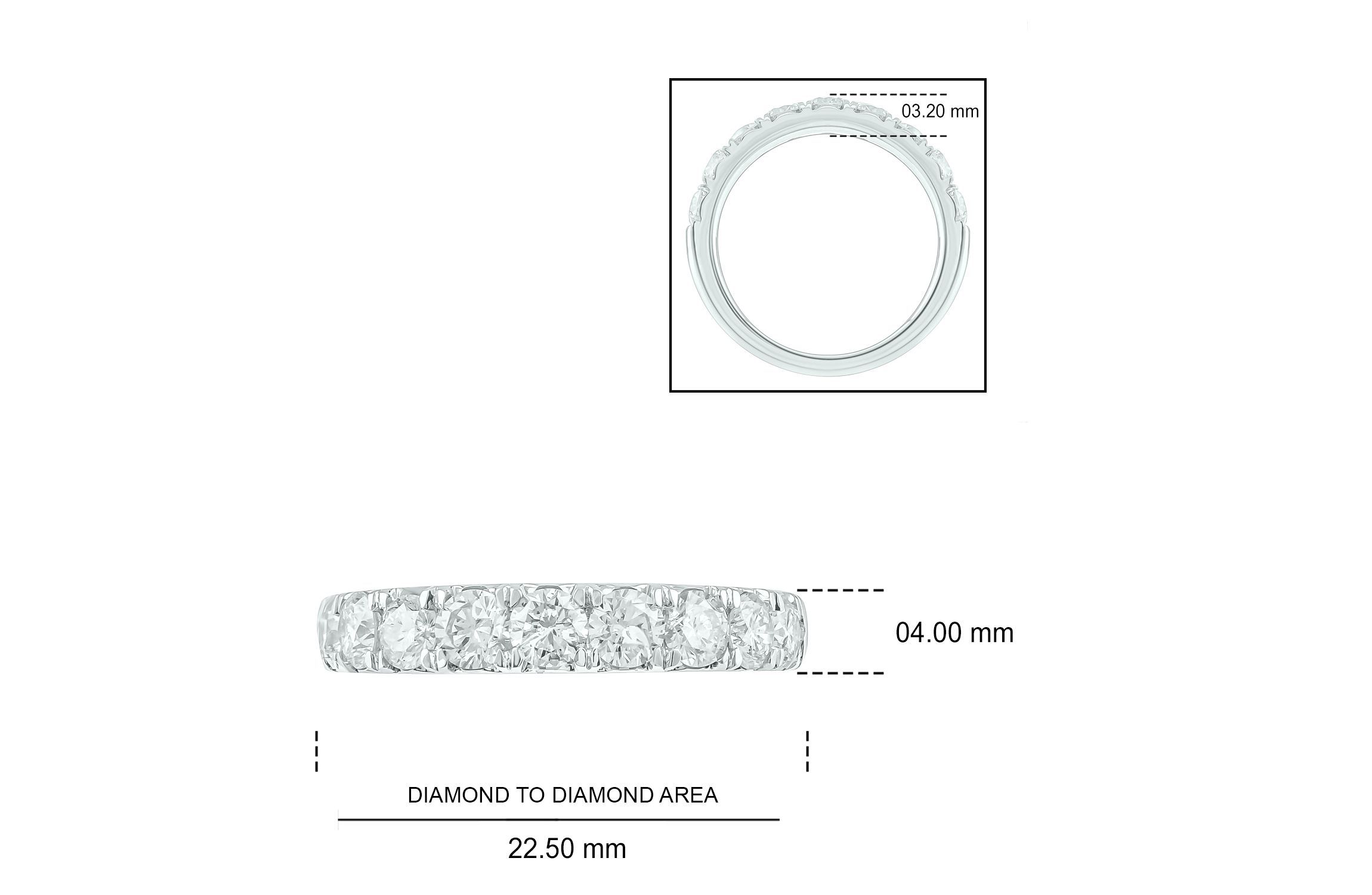 3/4 ct. t.w. Diamond Anniversary Band in 14K Gold