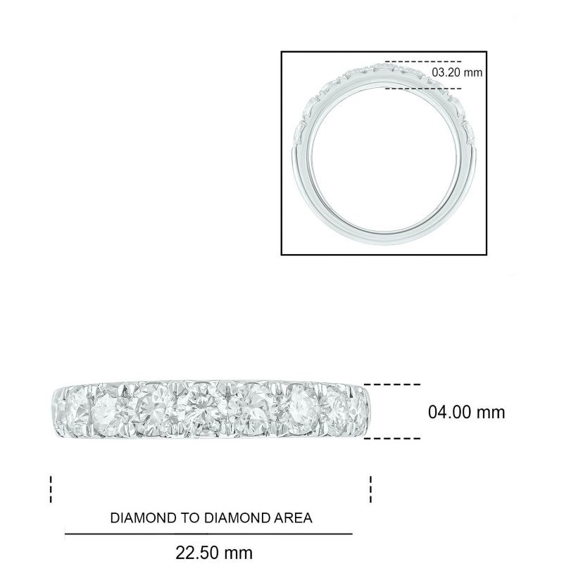 3/4 ct. t.w. Diamond Anniversary Band in 14K Gold