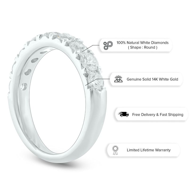 3/4 ct. t.w. Diamond Anniversary Band in 14K Gold