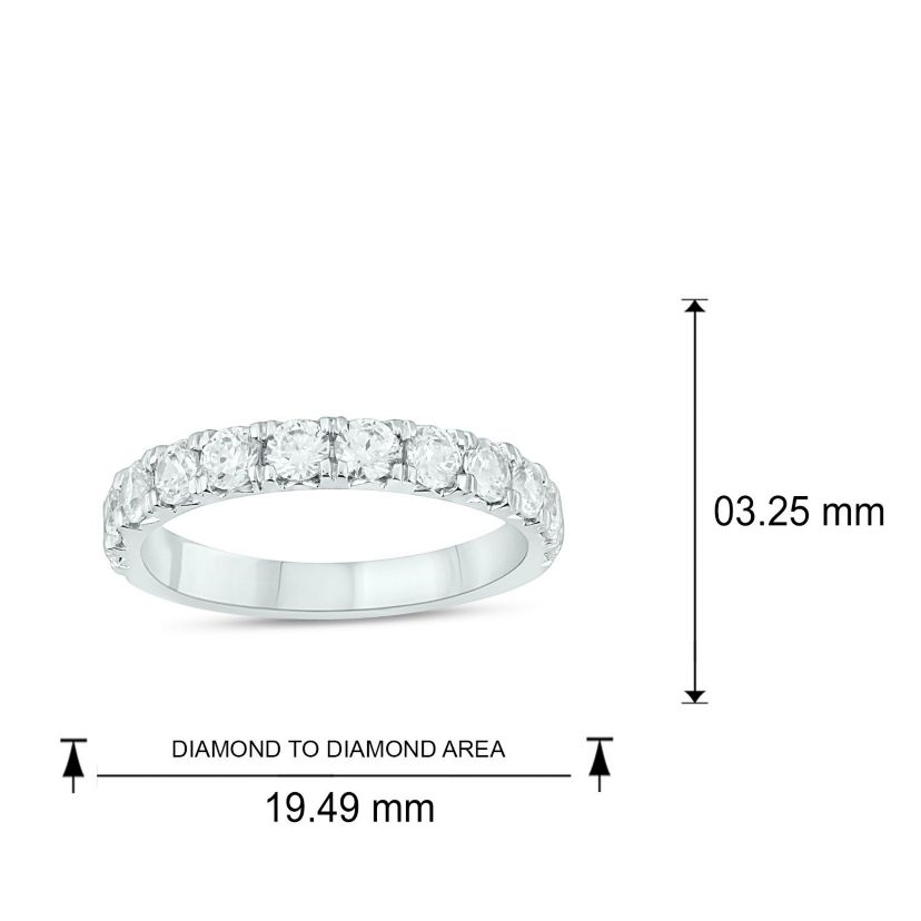 3/4 ct. t.w. Diamond Anniversary Band in 14K Gold