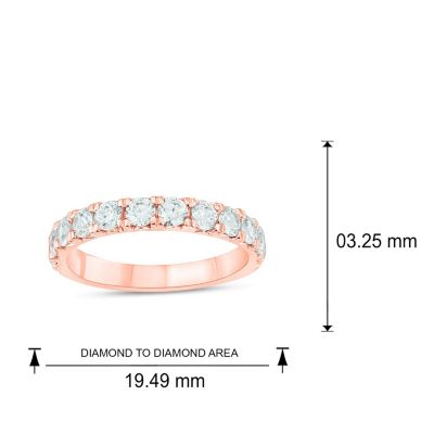 3/4 ct. t.w. Diamond Anniversary Band 14K Gold