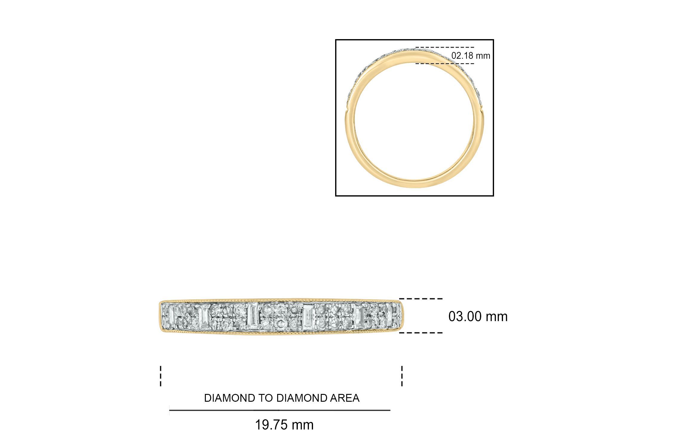 1/4 ct. t.w. Diamond Anniversary Band in 10K Gold